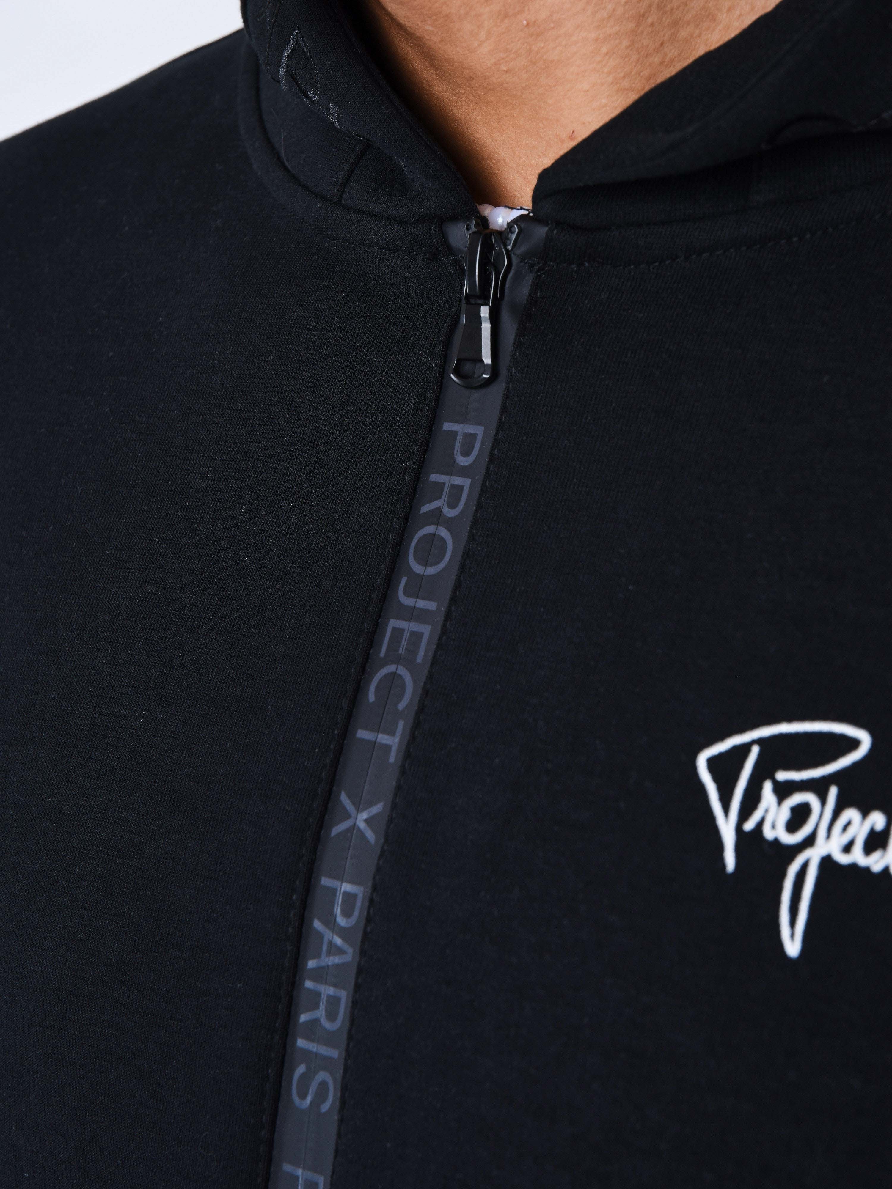 Plain zip-up Hoodie-5