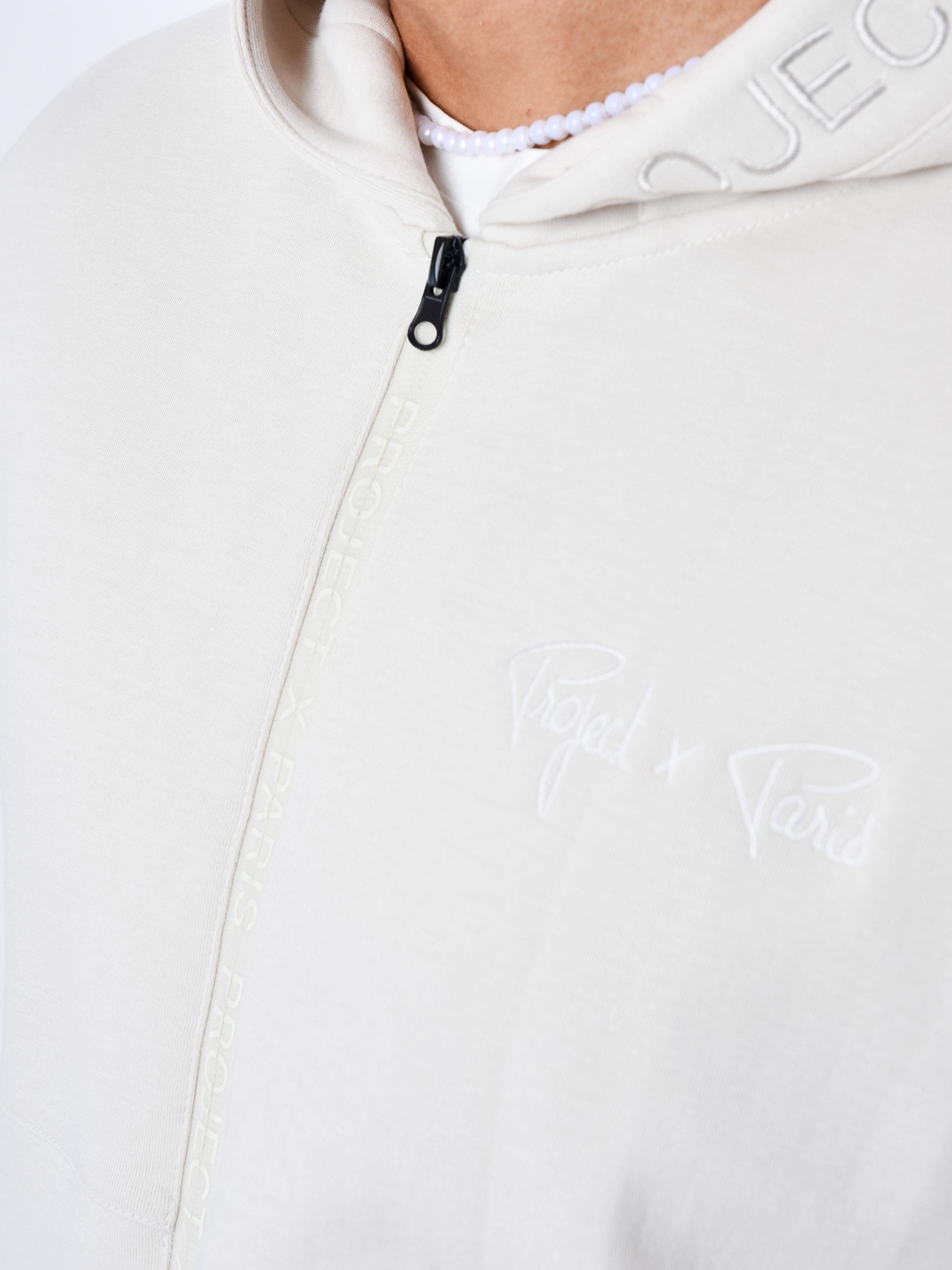 Plain zip-up Hoodie-5