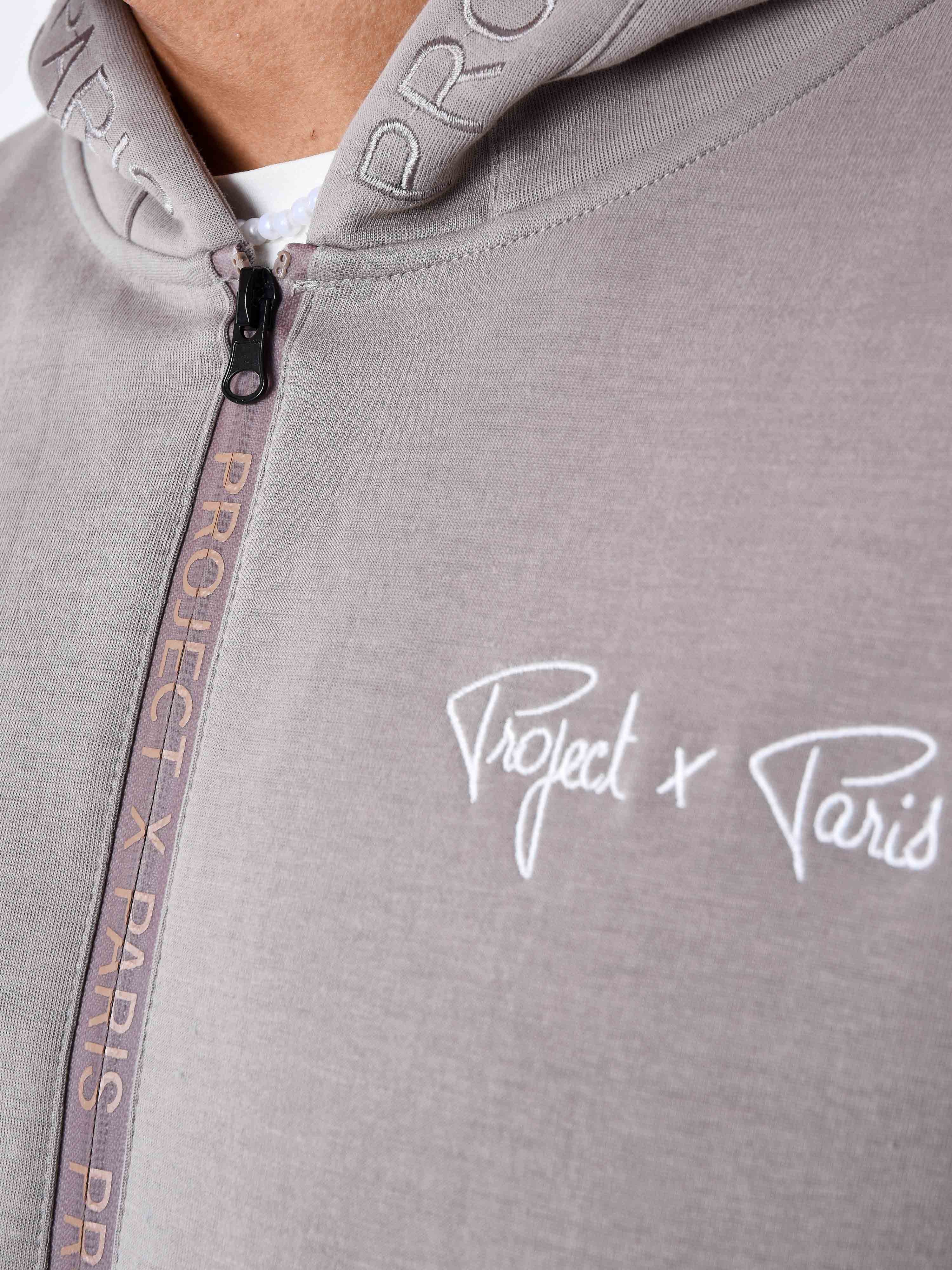 Plain zip-up Hoodie-5