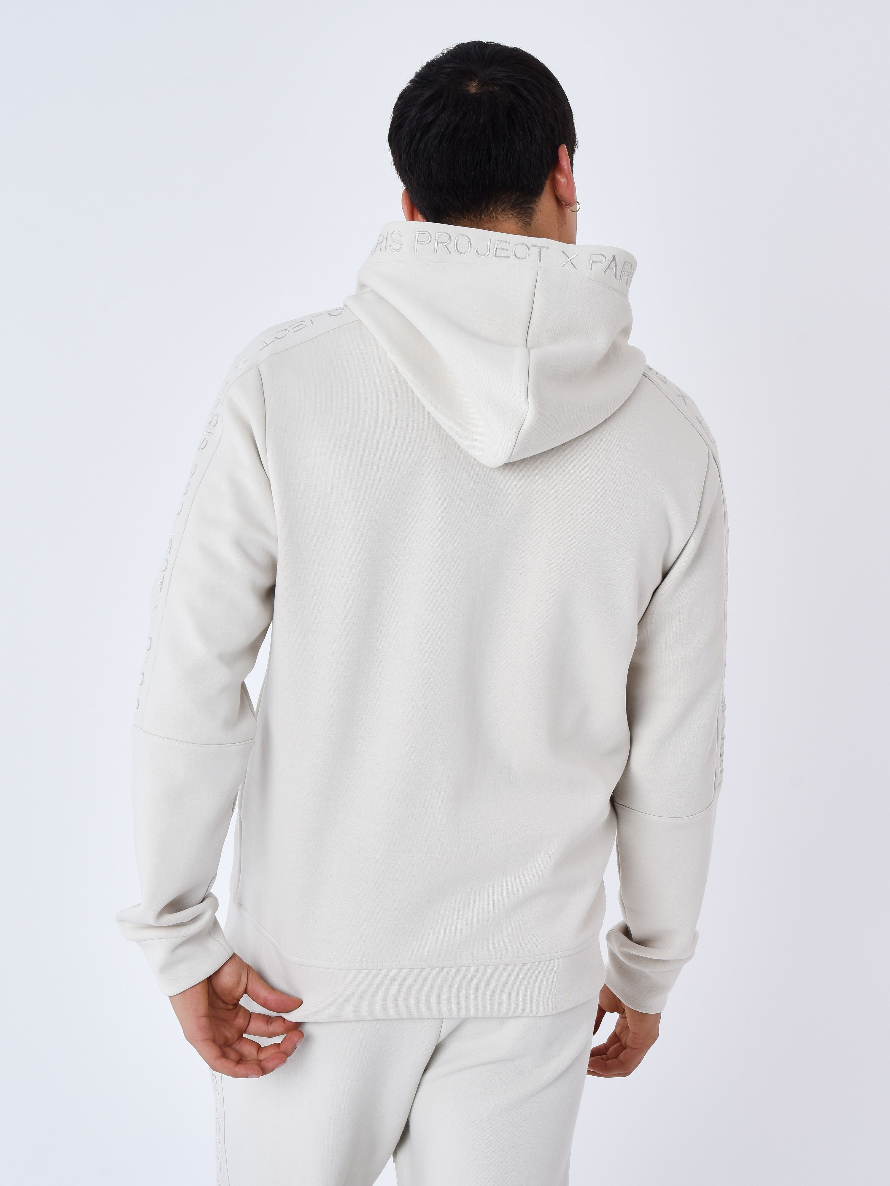 Plain zip-up Hoodie-2