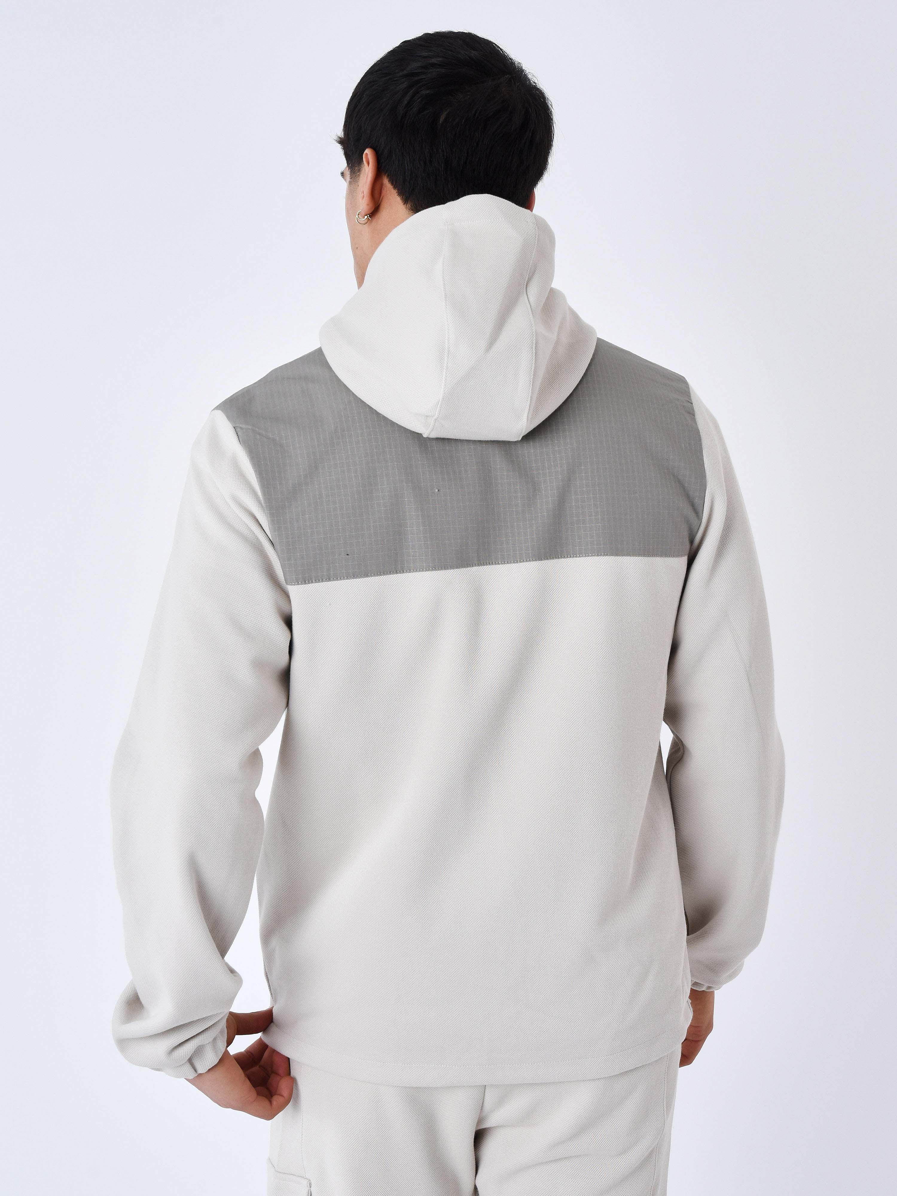 Bi-material jogging jacket-6