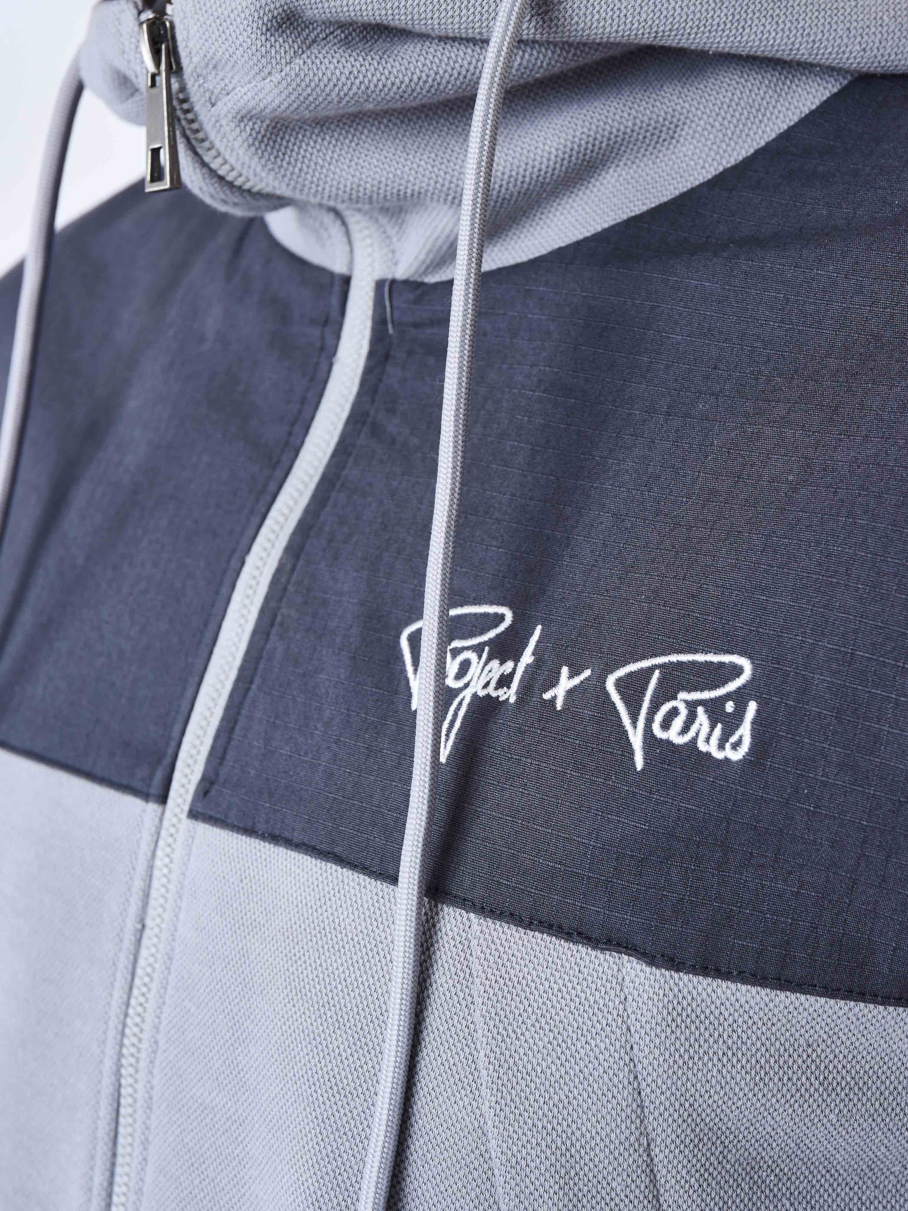 Bi-material jogging jacket-6