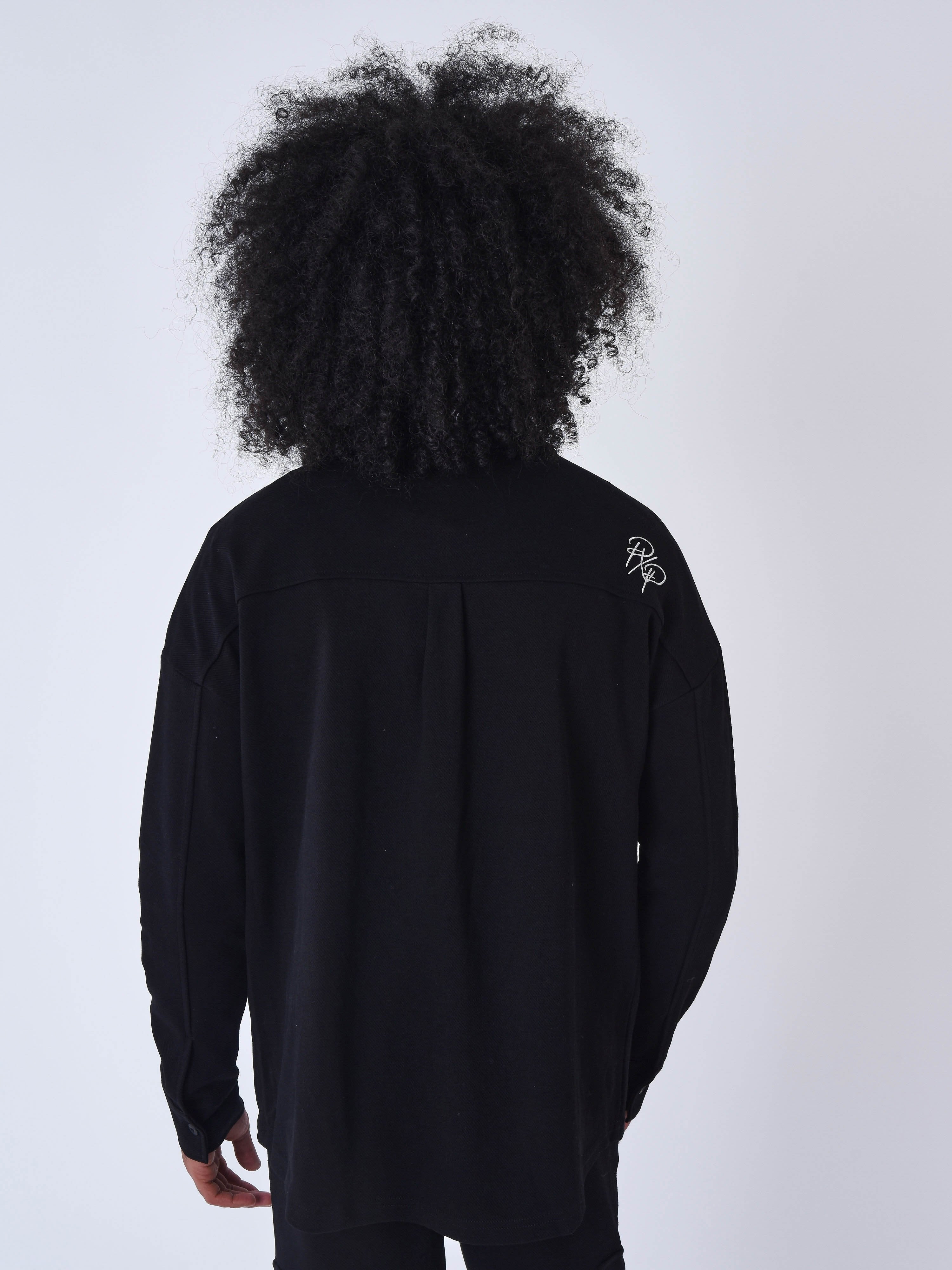 Corduroy overshirt with pockets-2