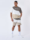 Short Tricolore Style Maille