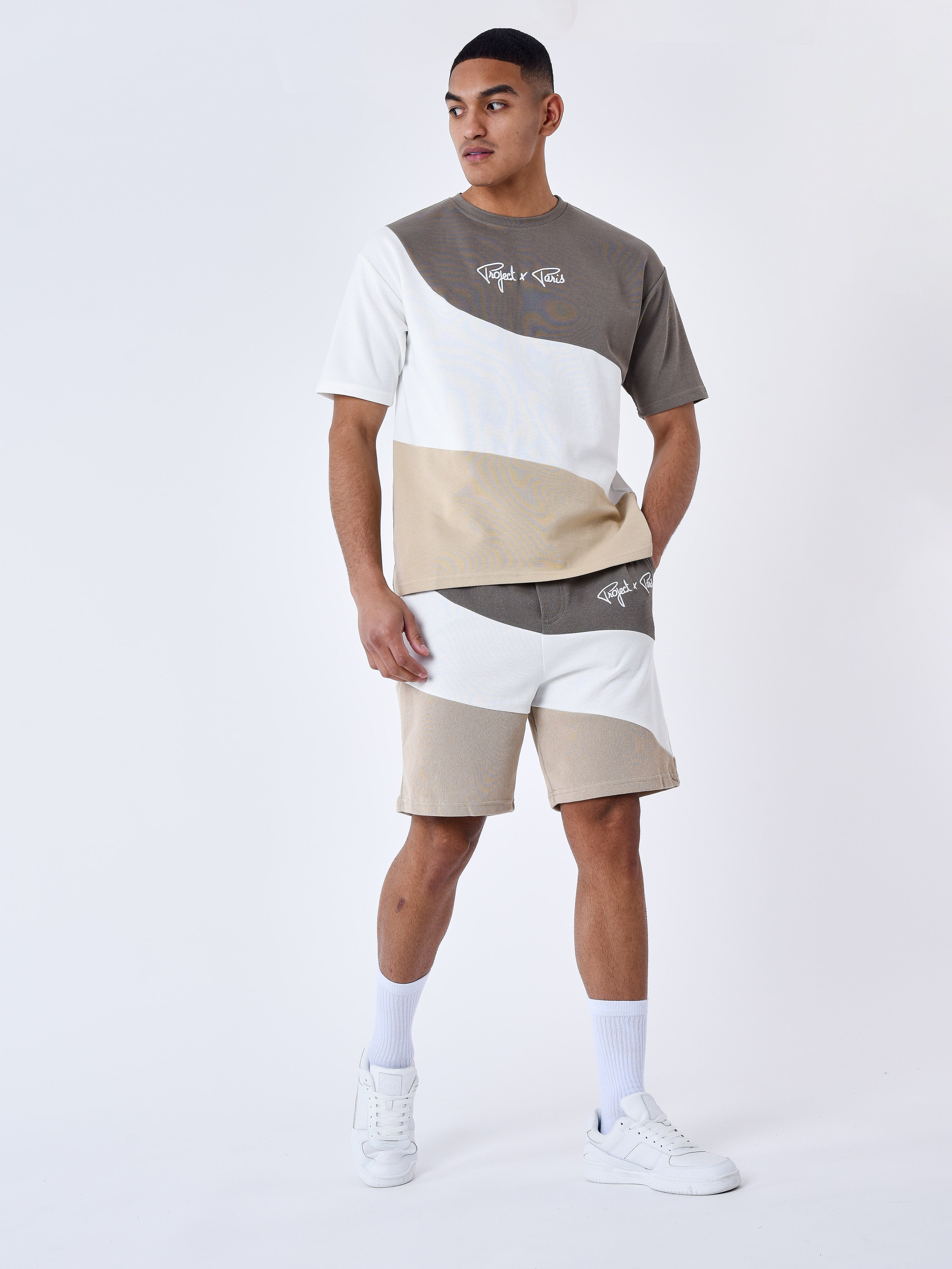 Short Tricolore Stile Maglia-1