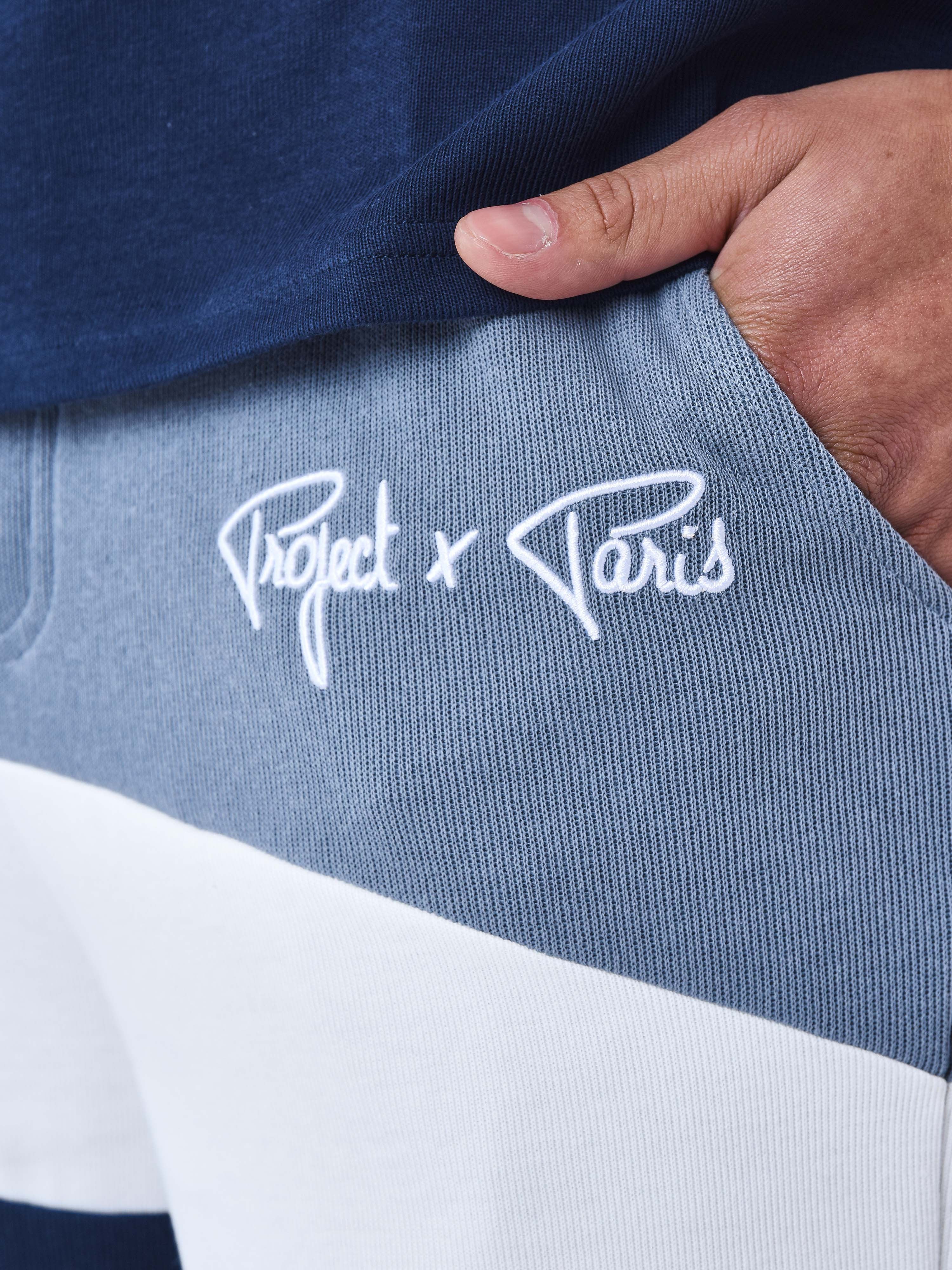 Tricolor Mesh Style Shorts-7