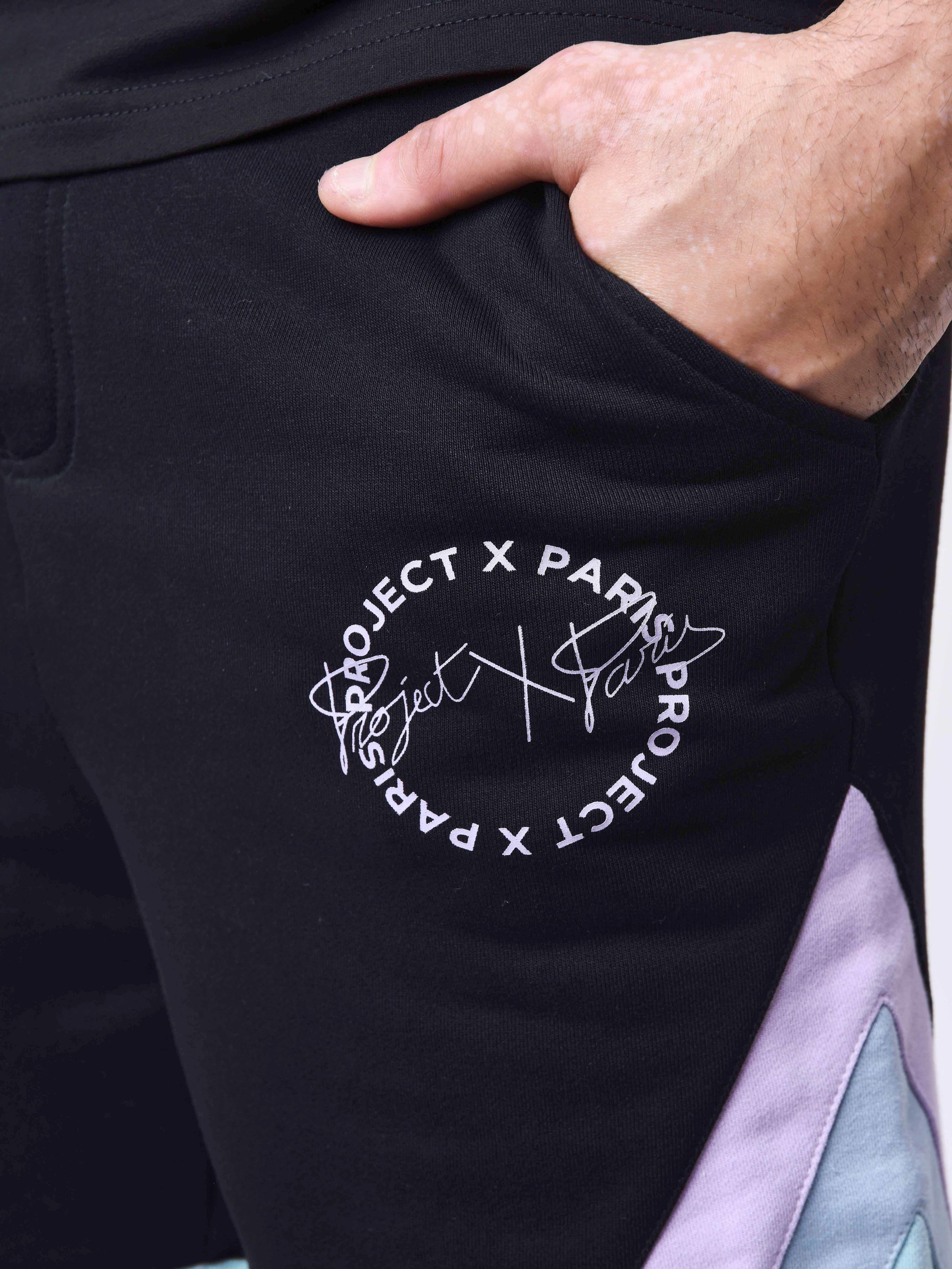 Color Block Shorts-5