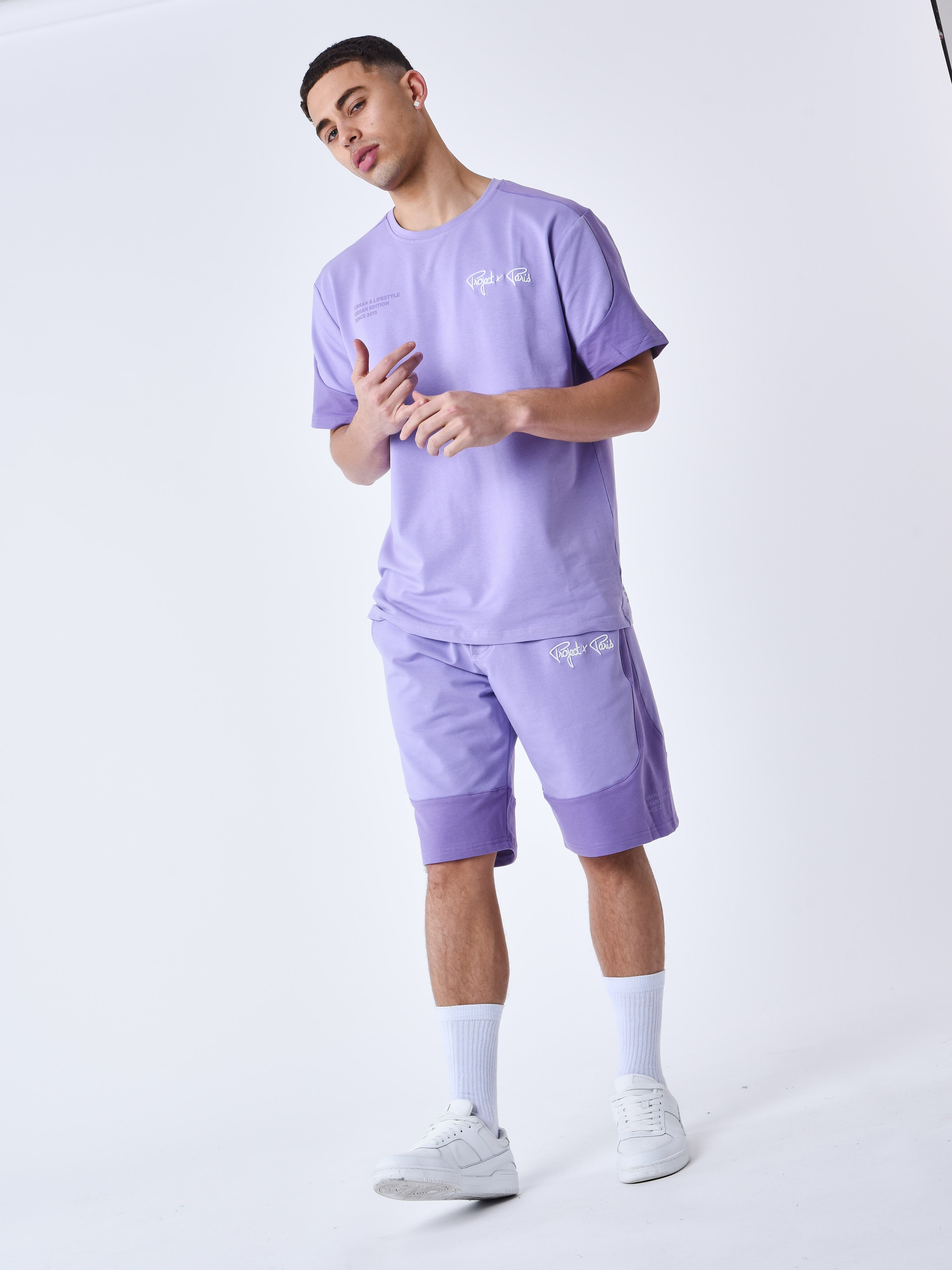 Two-tone Shorts-3