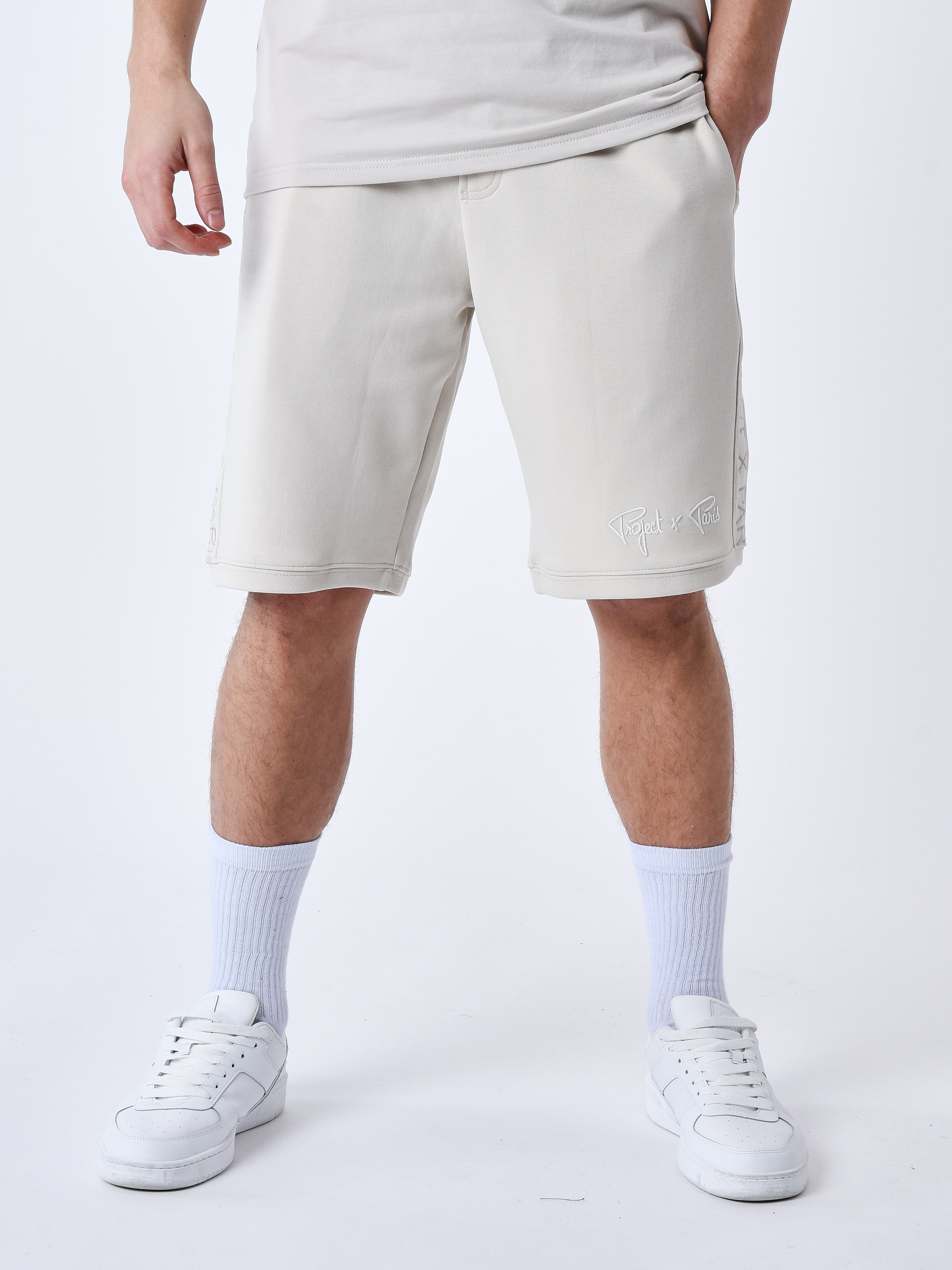 Short Bande logo ricamato-2