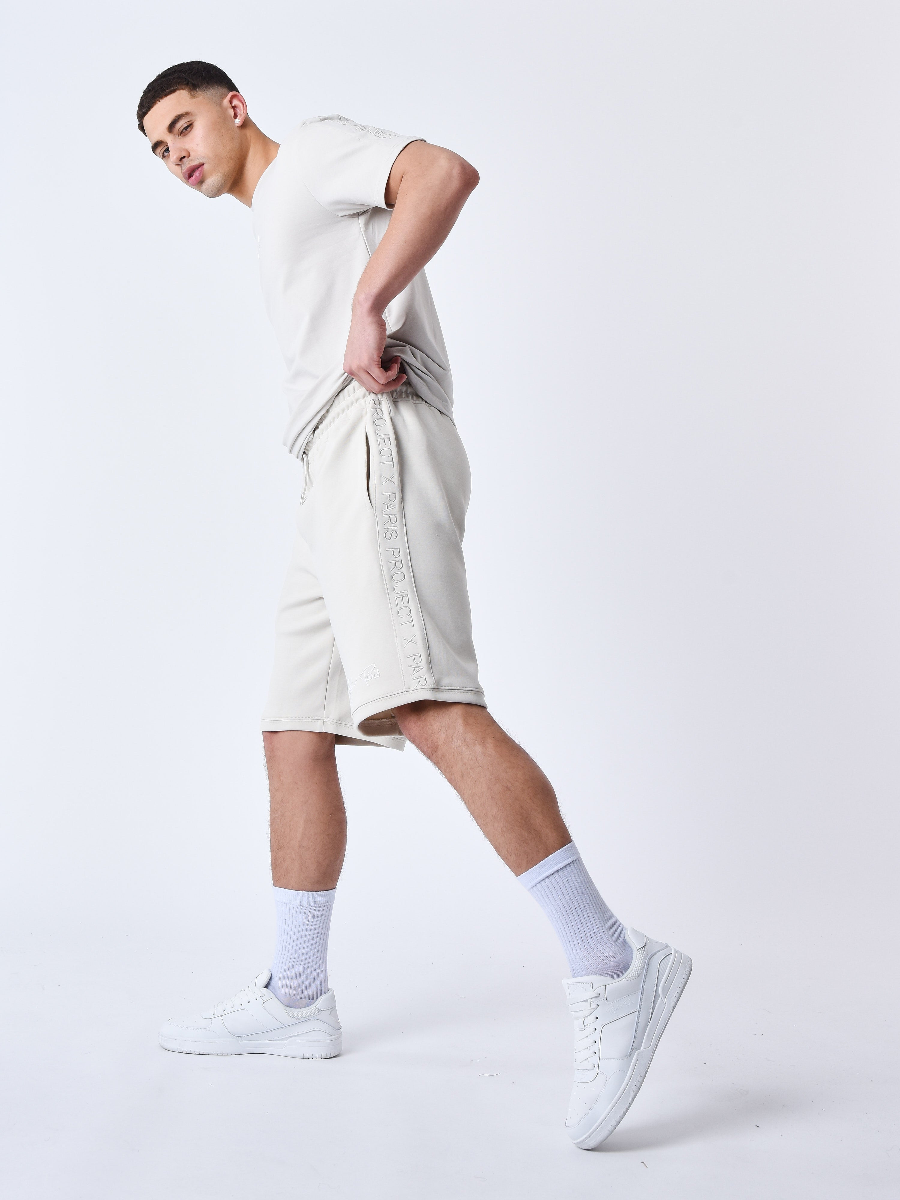 Short Bande logo ricamato-1