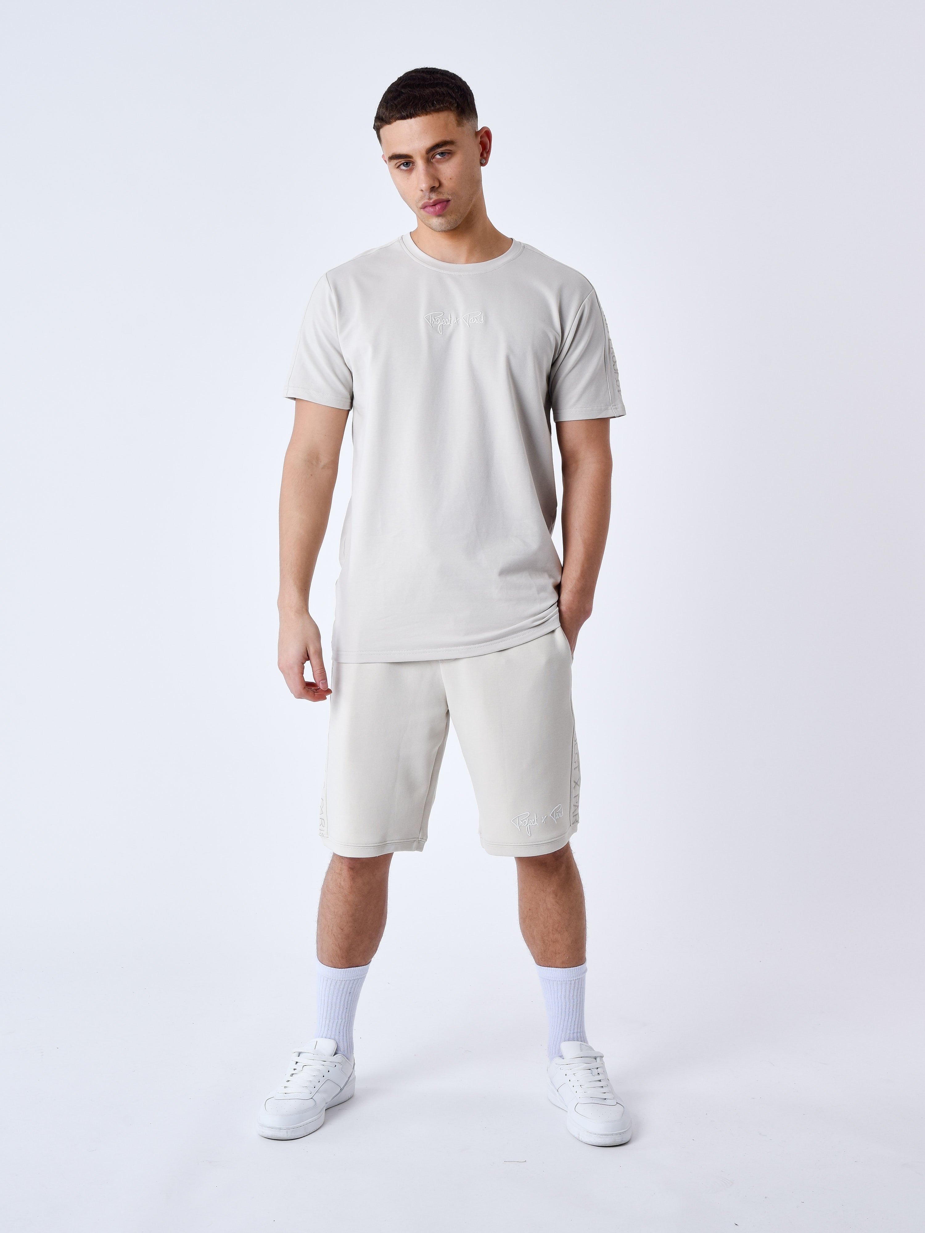 Short Bande logo ricamato-3