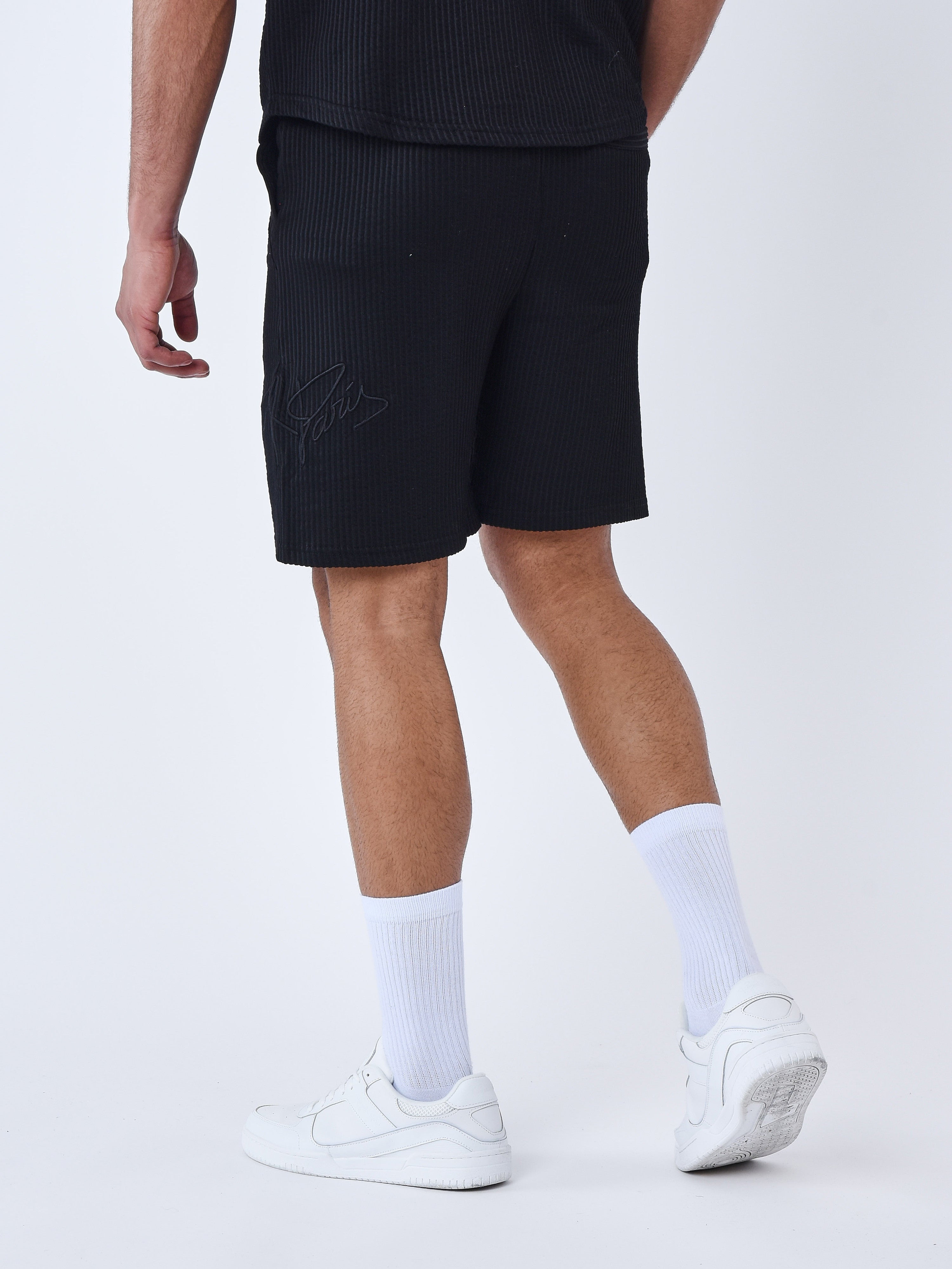 Seersucker Shorts-5