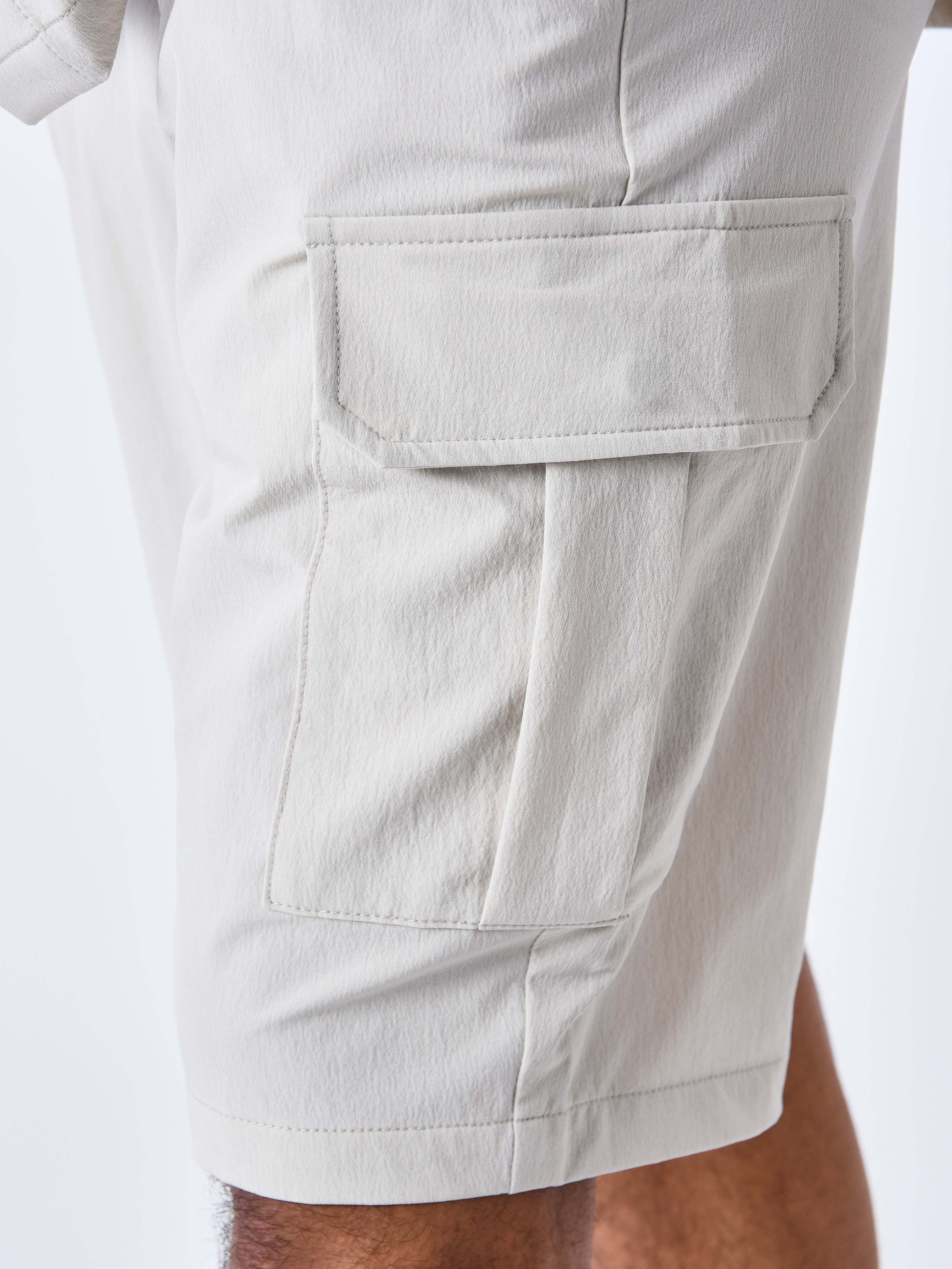 Short tinta unita strutturato-17