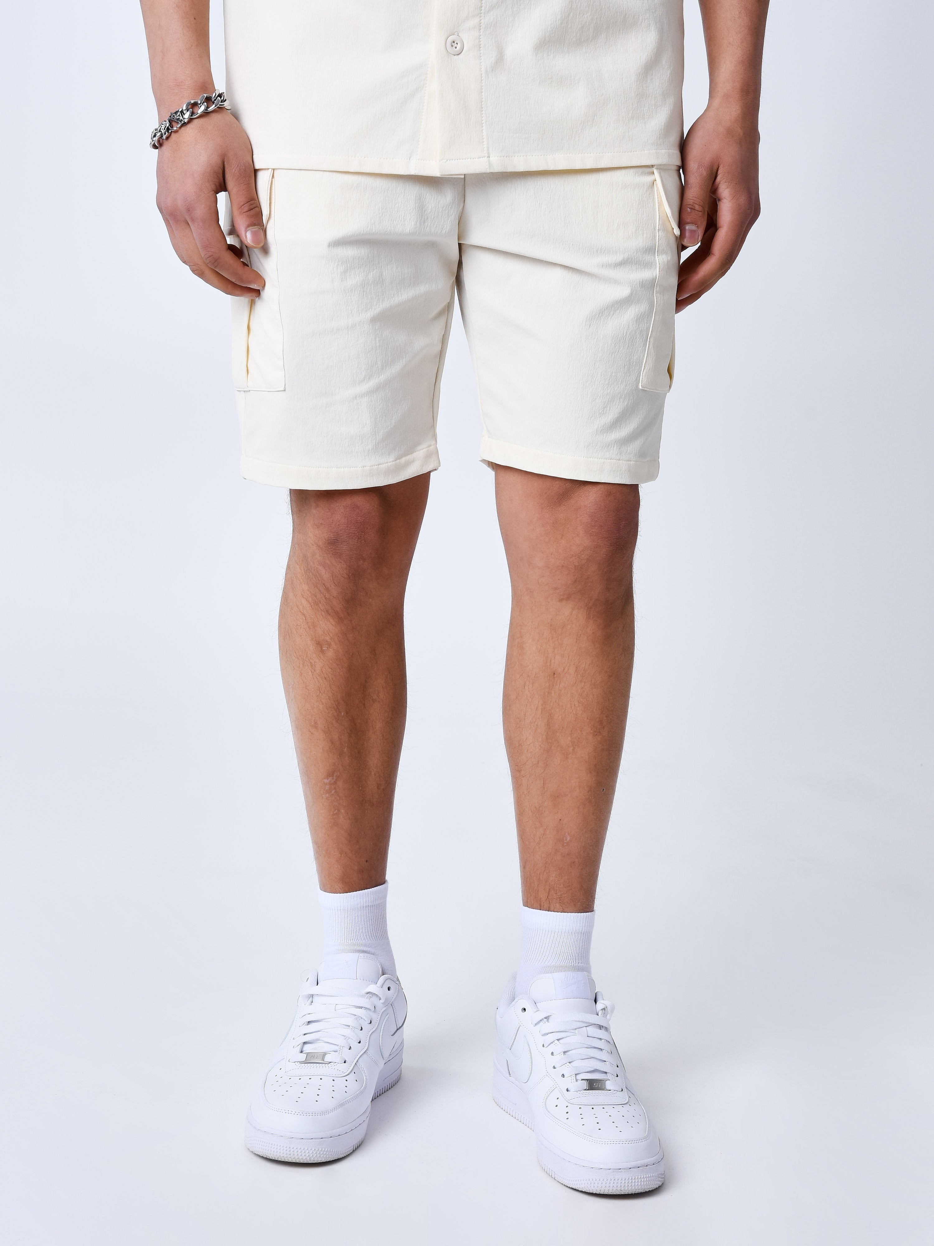 Short uni texturé-3