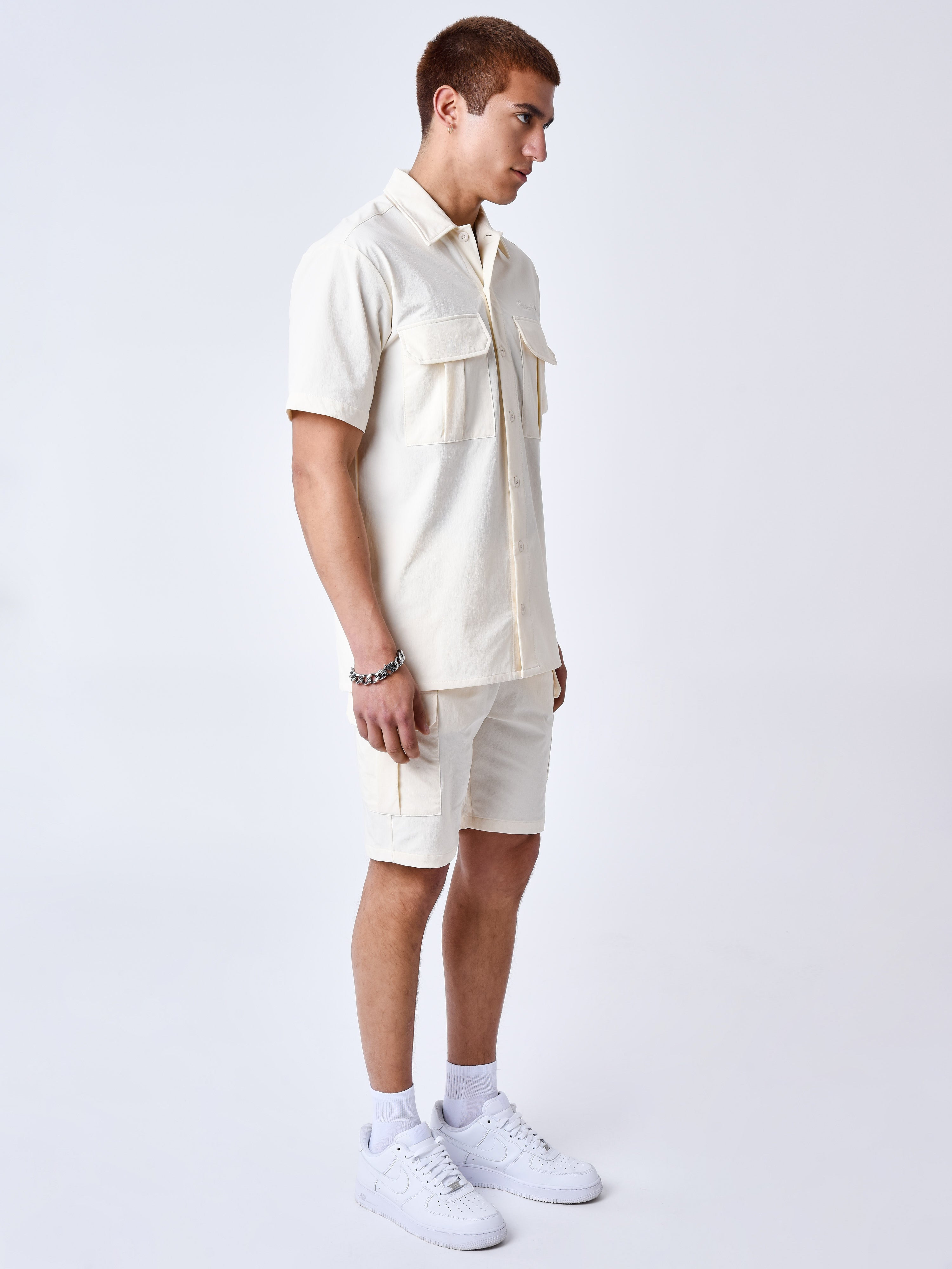 Short uni texturé-2