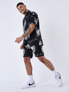 Short estampado floral all over