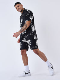 Short estampado floral all over