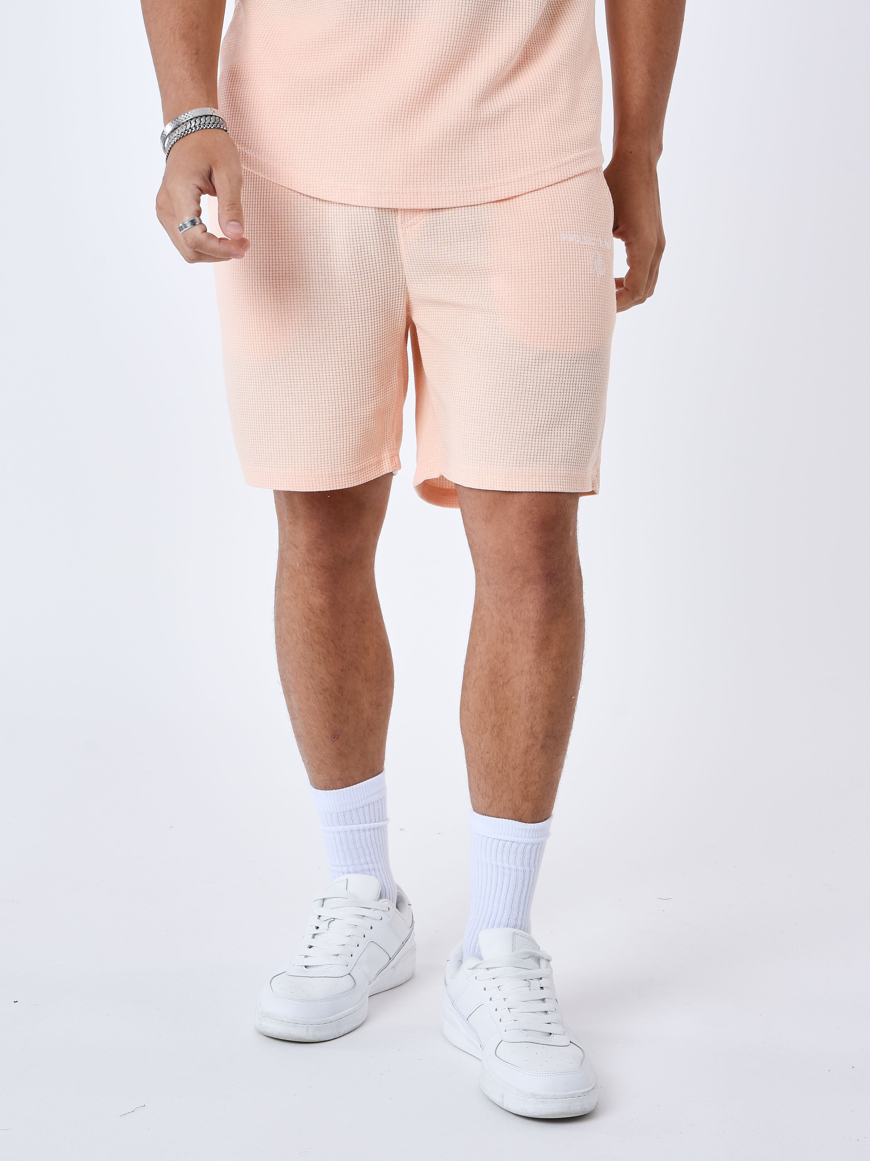 Short uni texturé-2