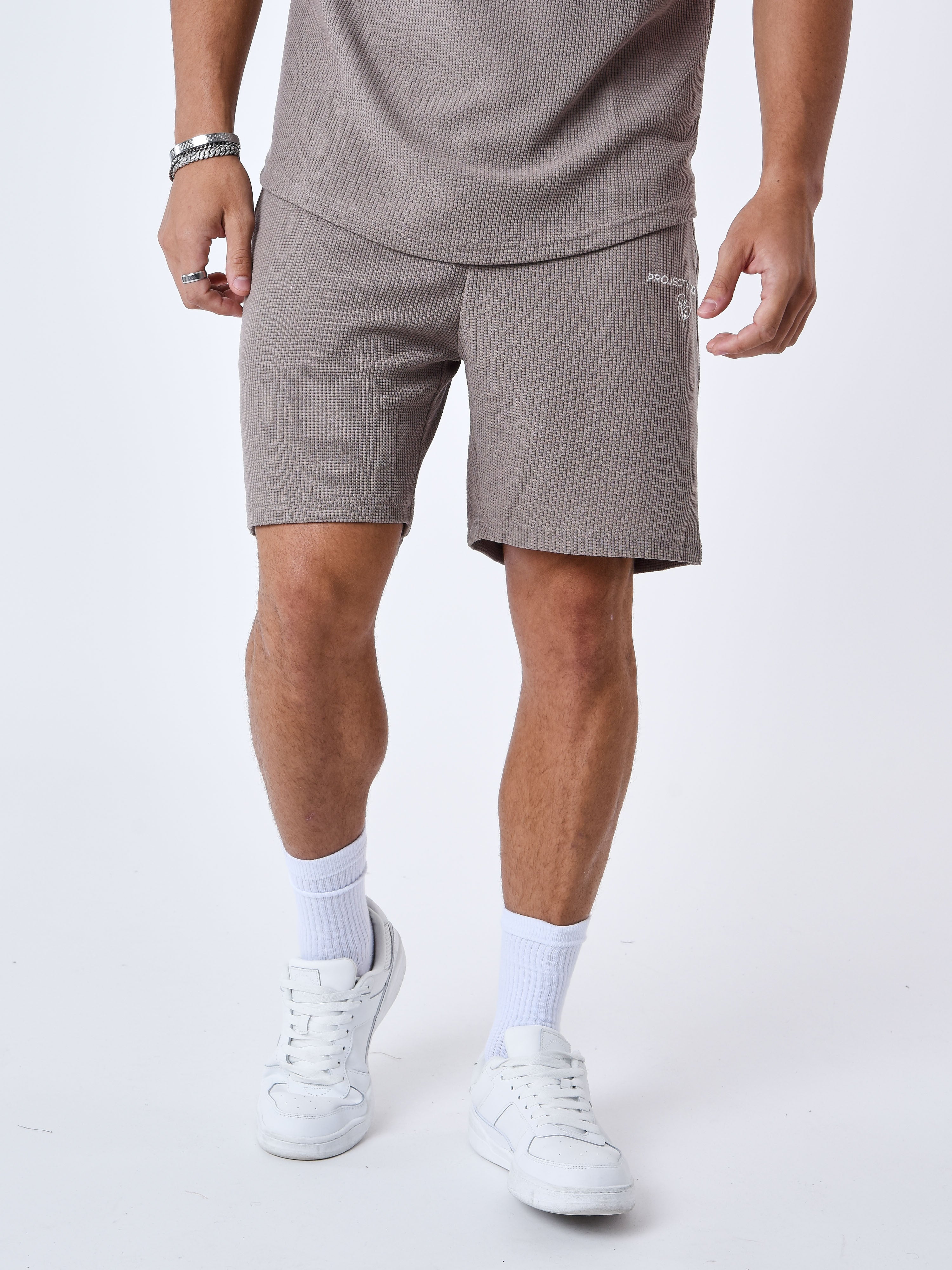 Short uni texturé-2