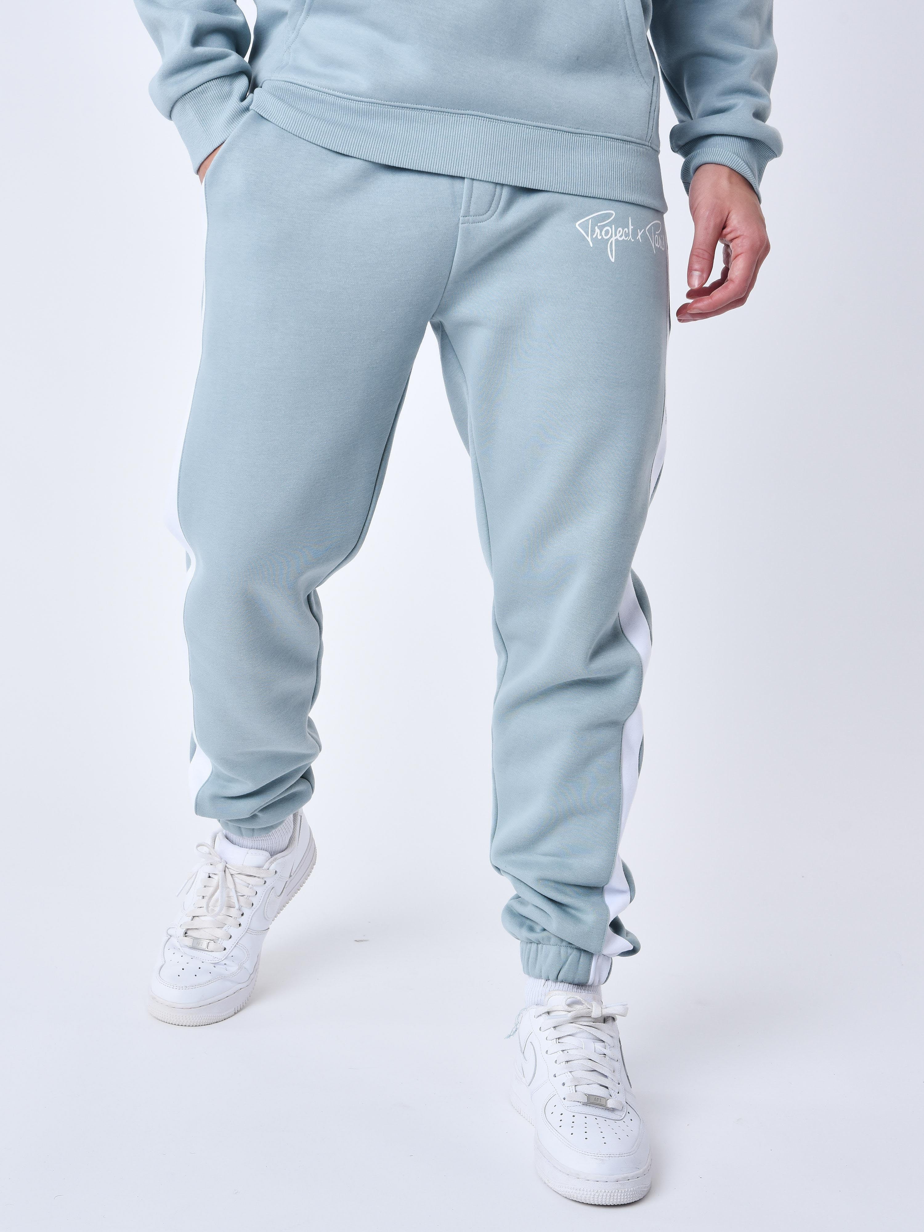 Bas de jogging Signature avec Bandes blanches-1