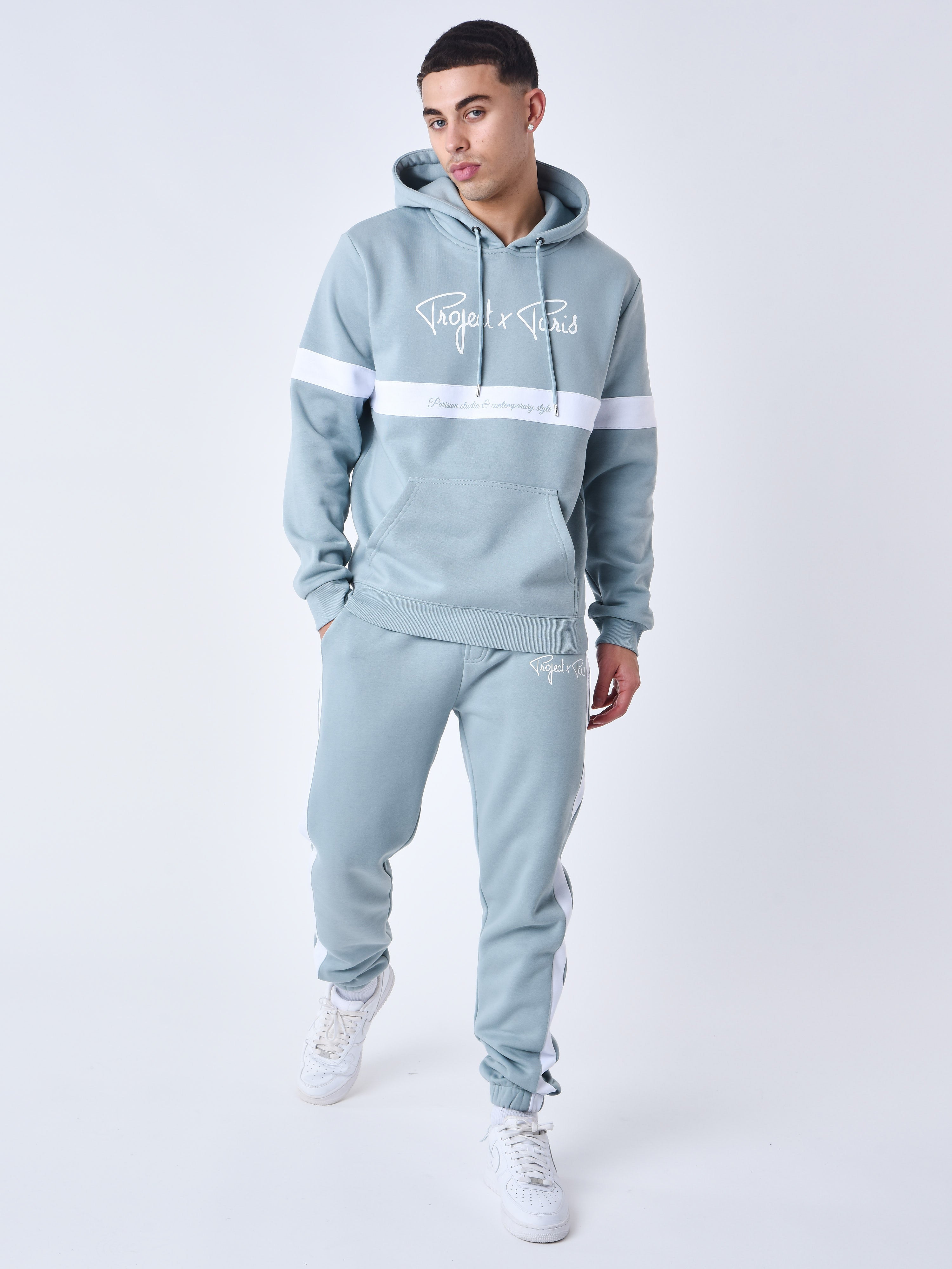 Bas de jogging Signature avec Bandes blanches-2