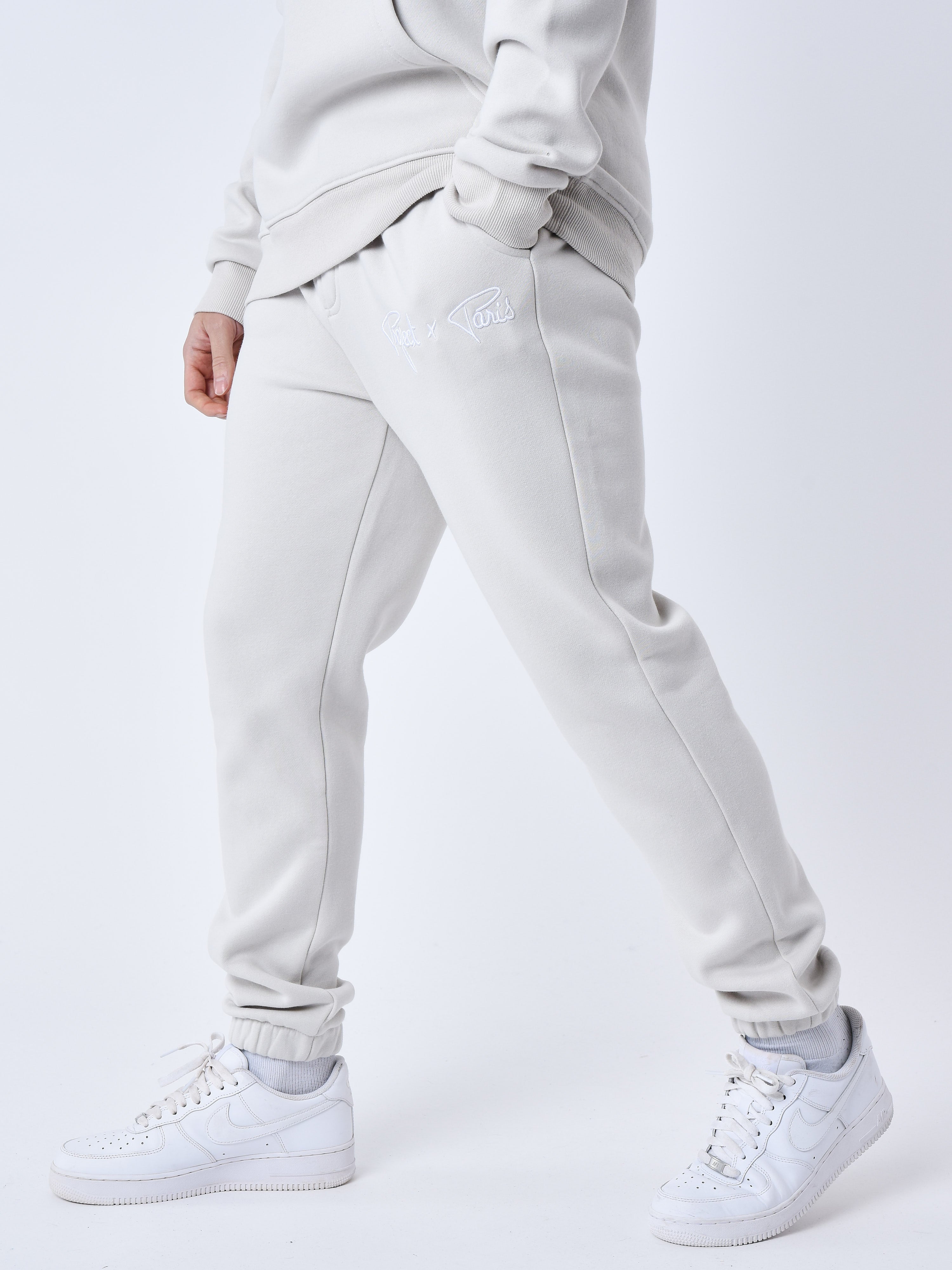 Joggingbroek Met elastische gebreide logoband-16