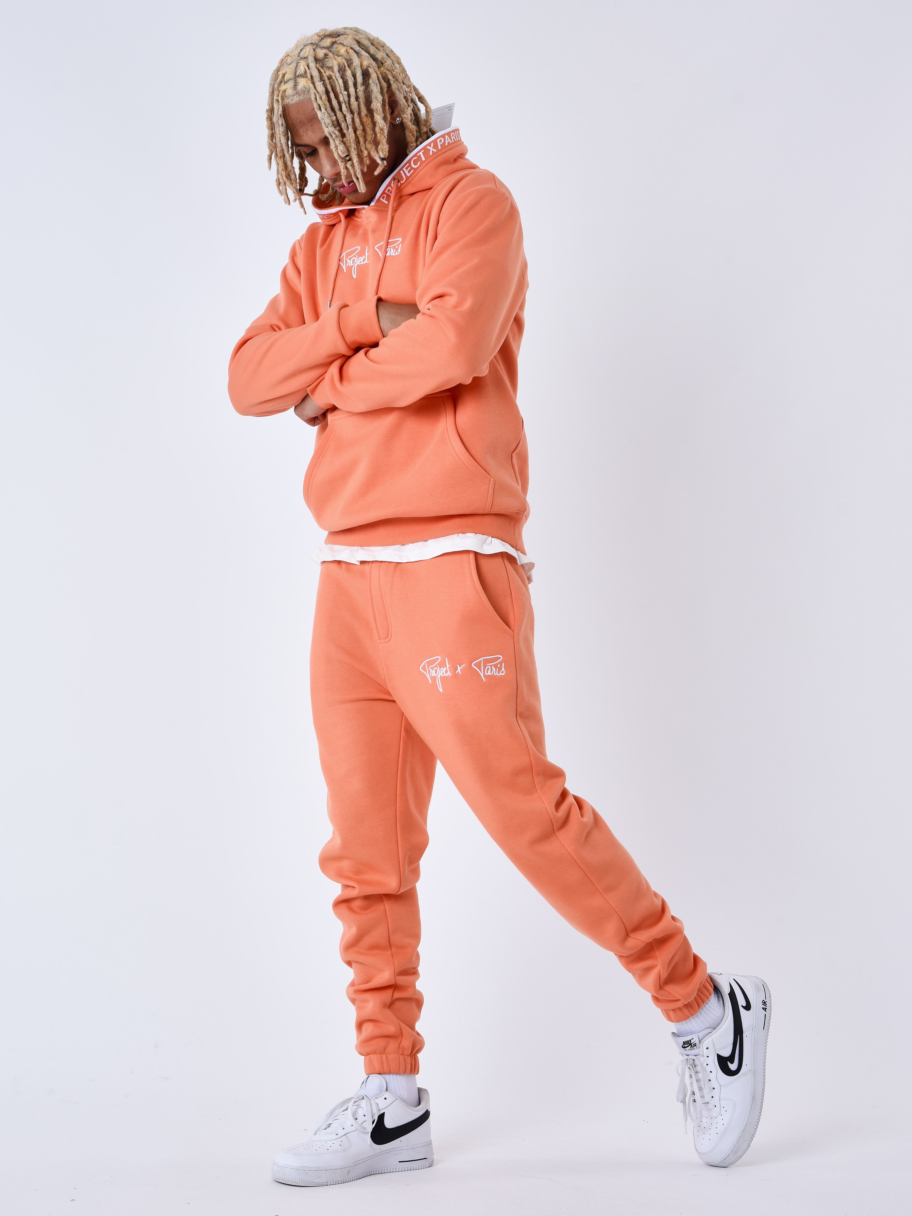 Joggingbroek Met elastische gebreide logoband-25