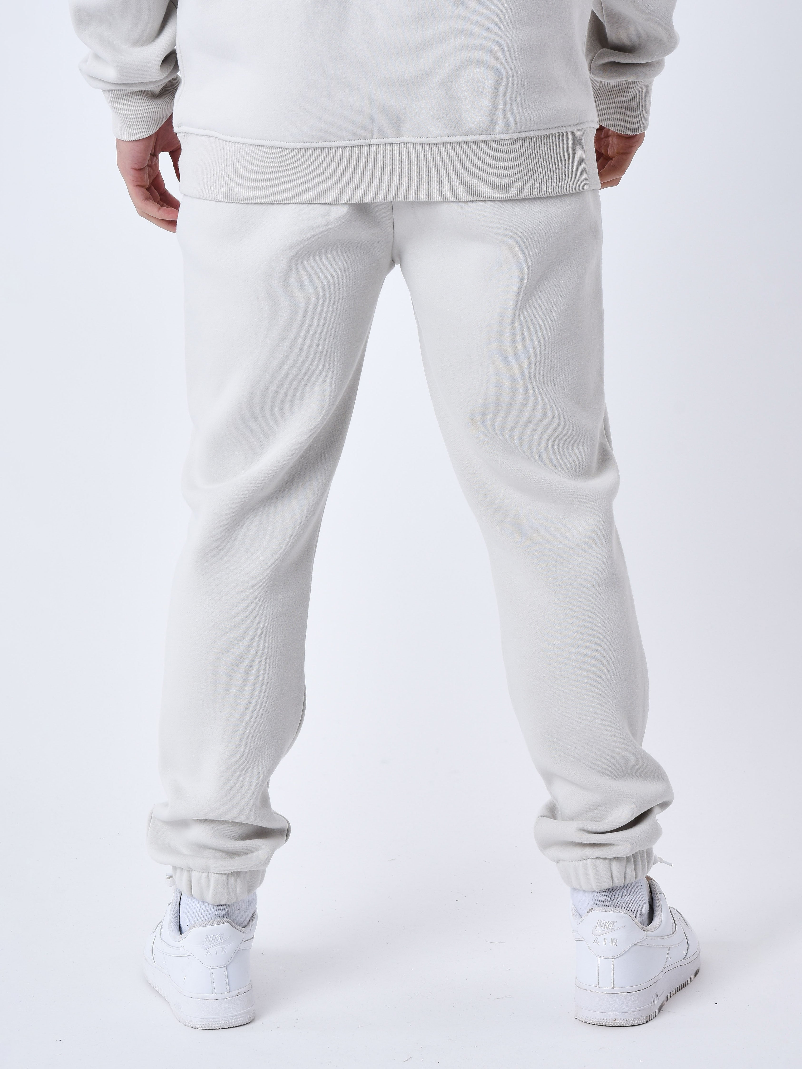 Joggingbroek Met elastische gebreide logoband-17