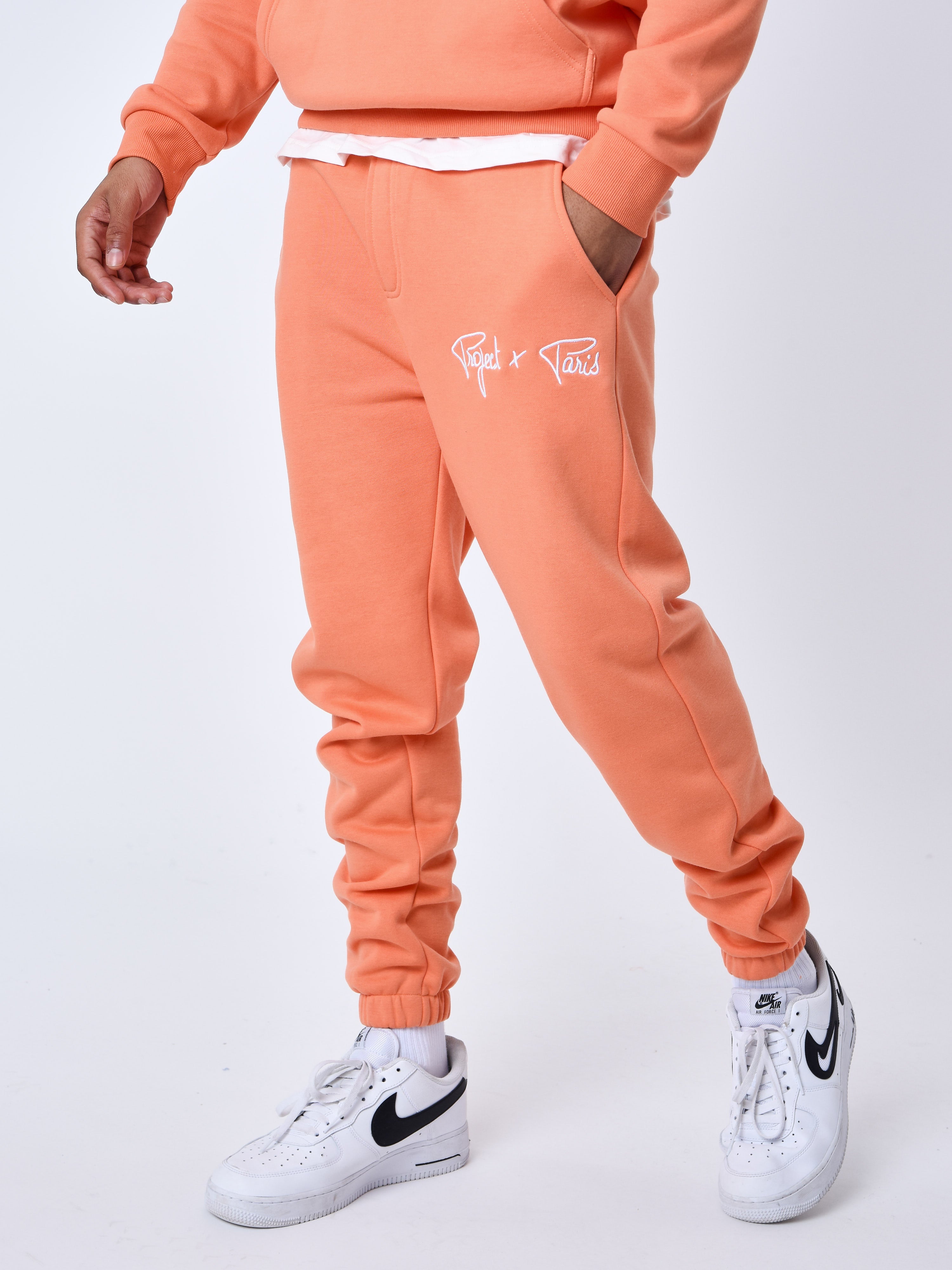 Joggingbroek Met elastische gebreide logoband-28
