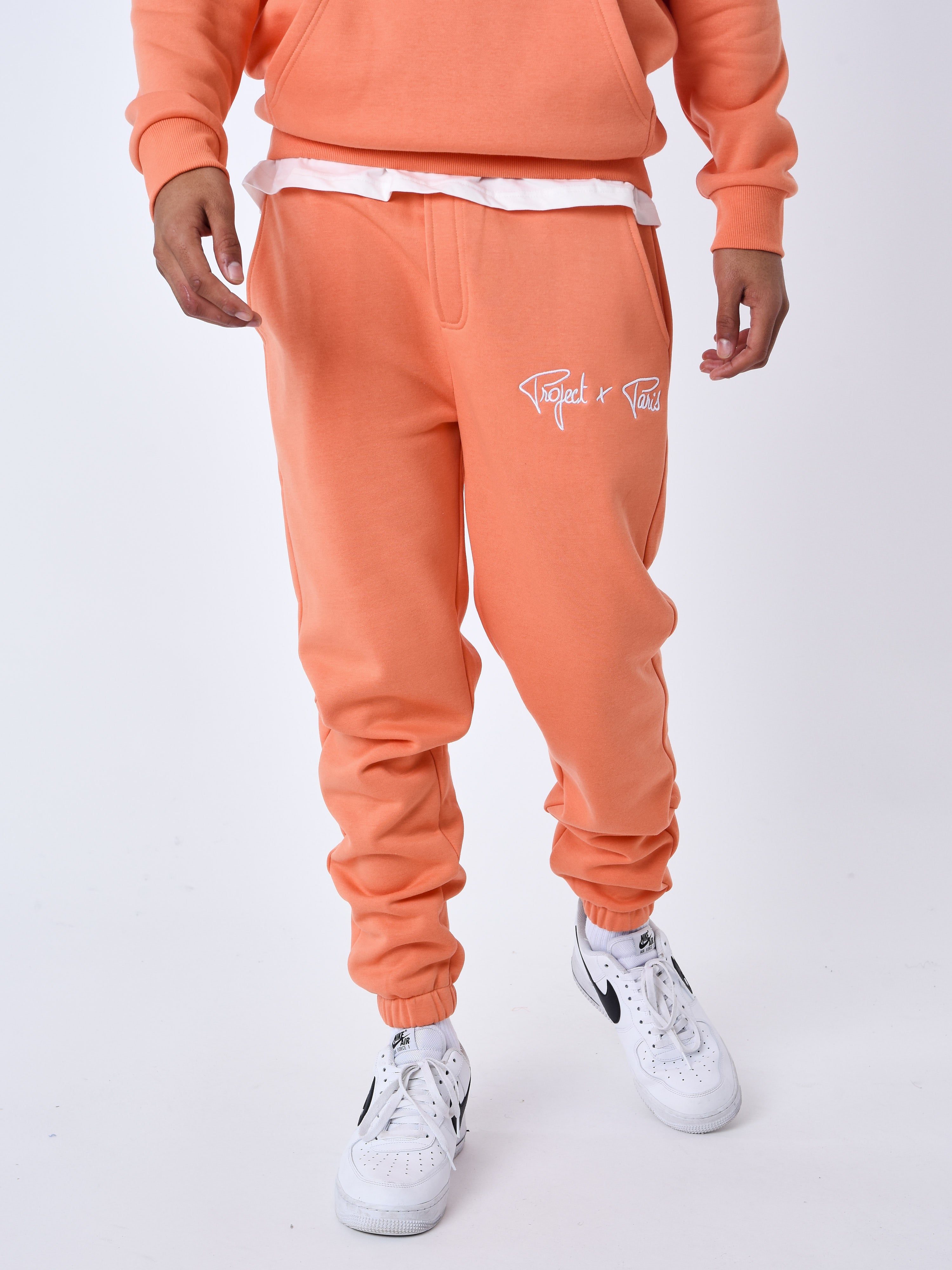 Joggingbroek Met elastische gebreide logoband-26