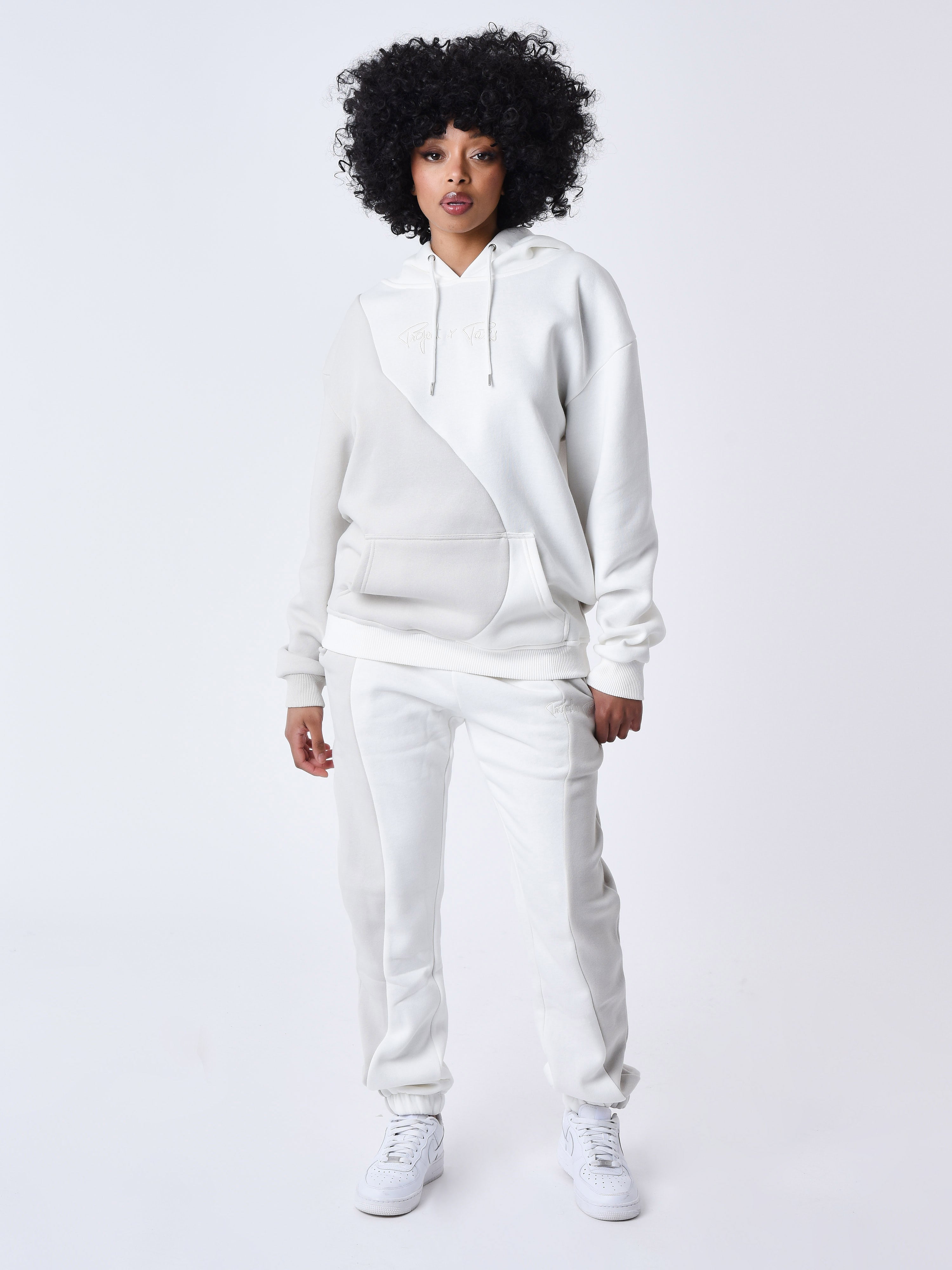 Bas de jogging bicolore style vague-7