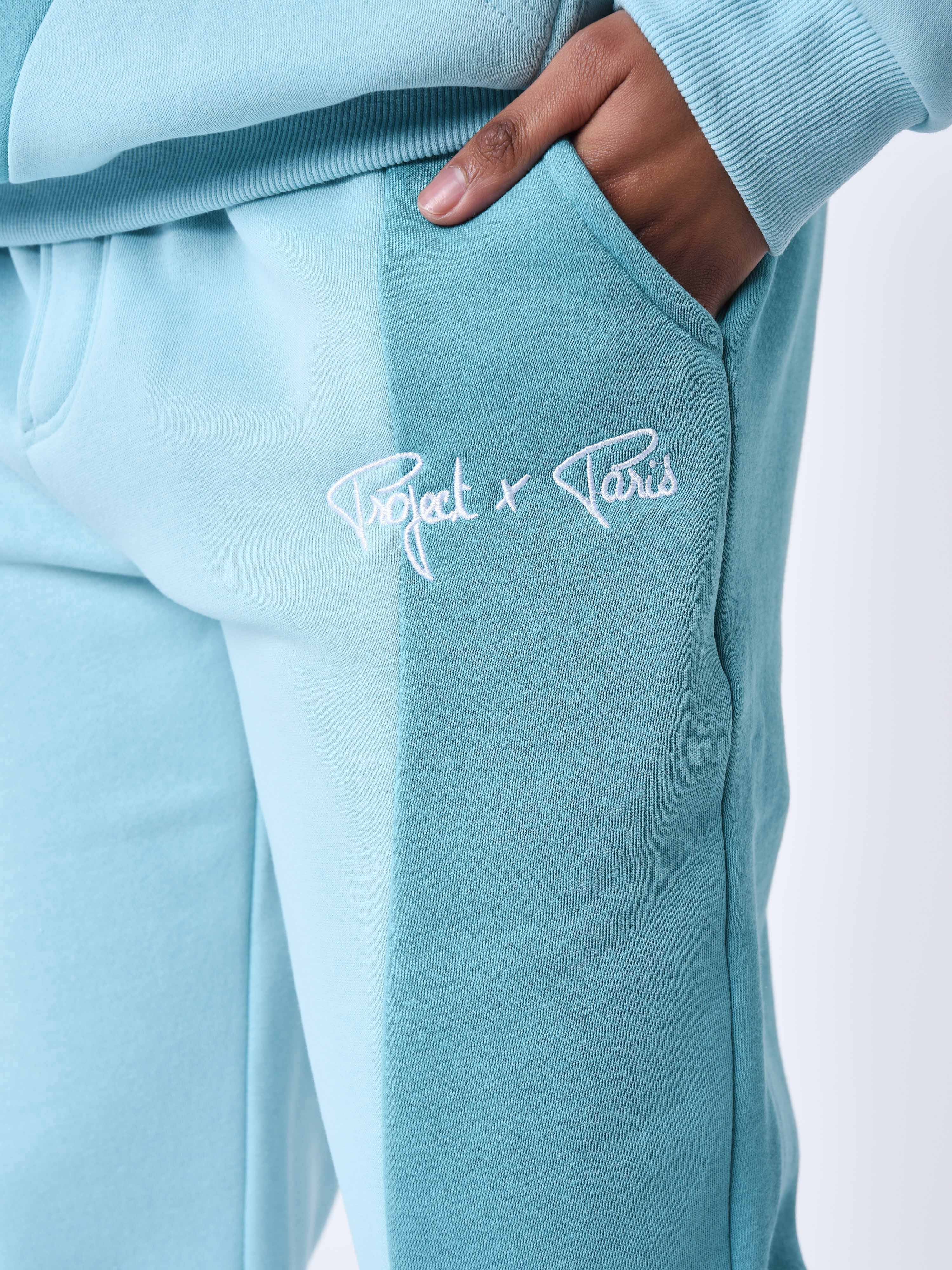 Bas de jogging bicolore style vague-10