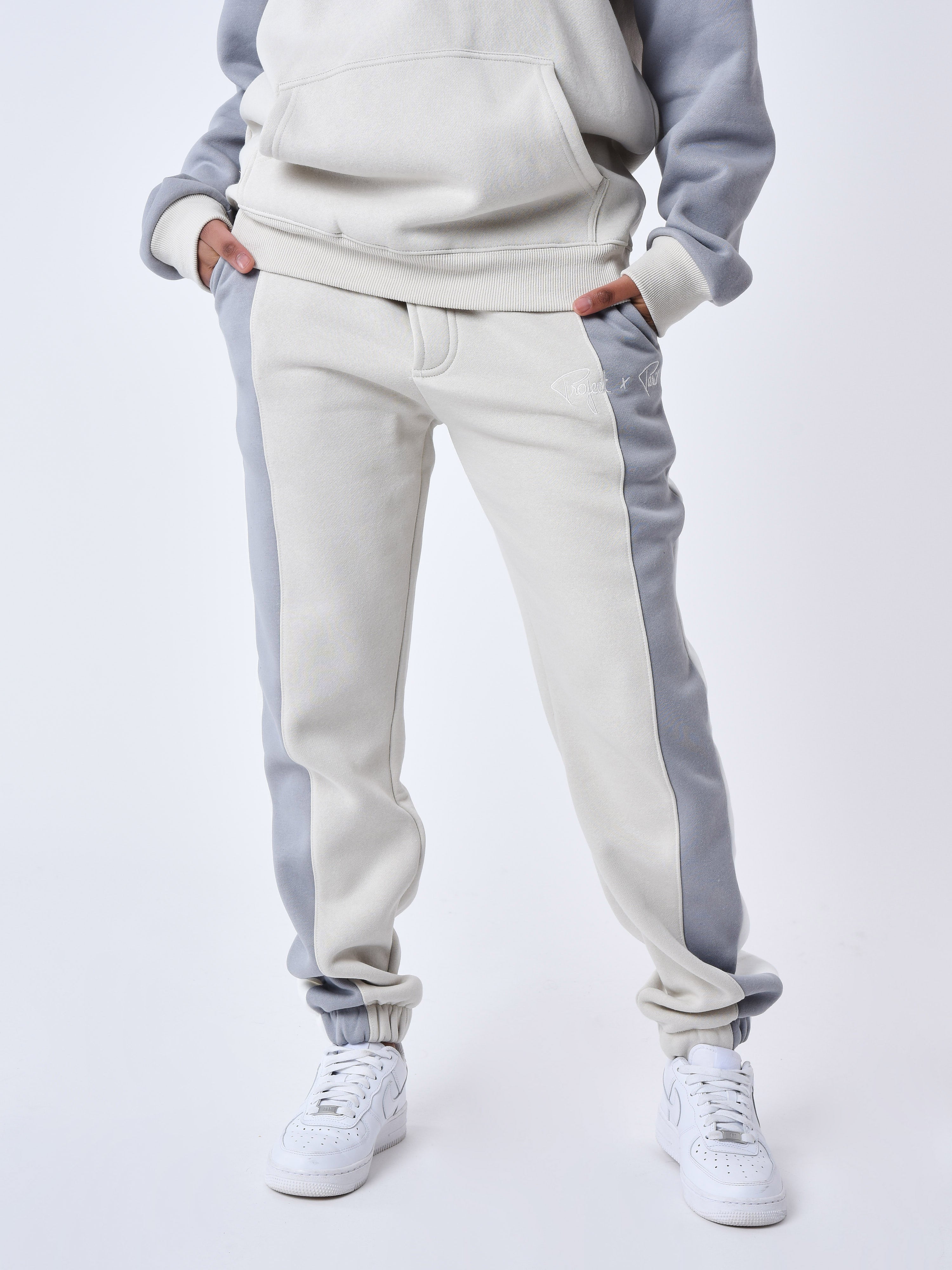 Colorblock jogger bottoms-8