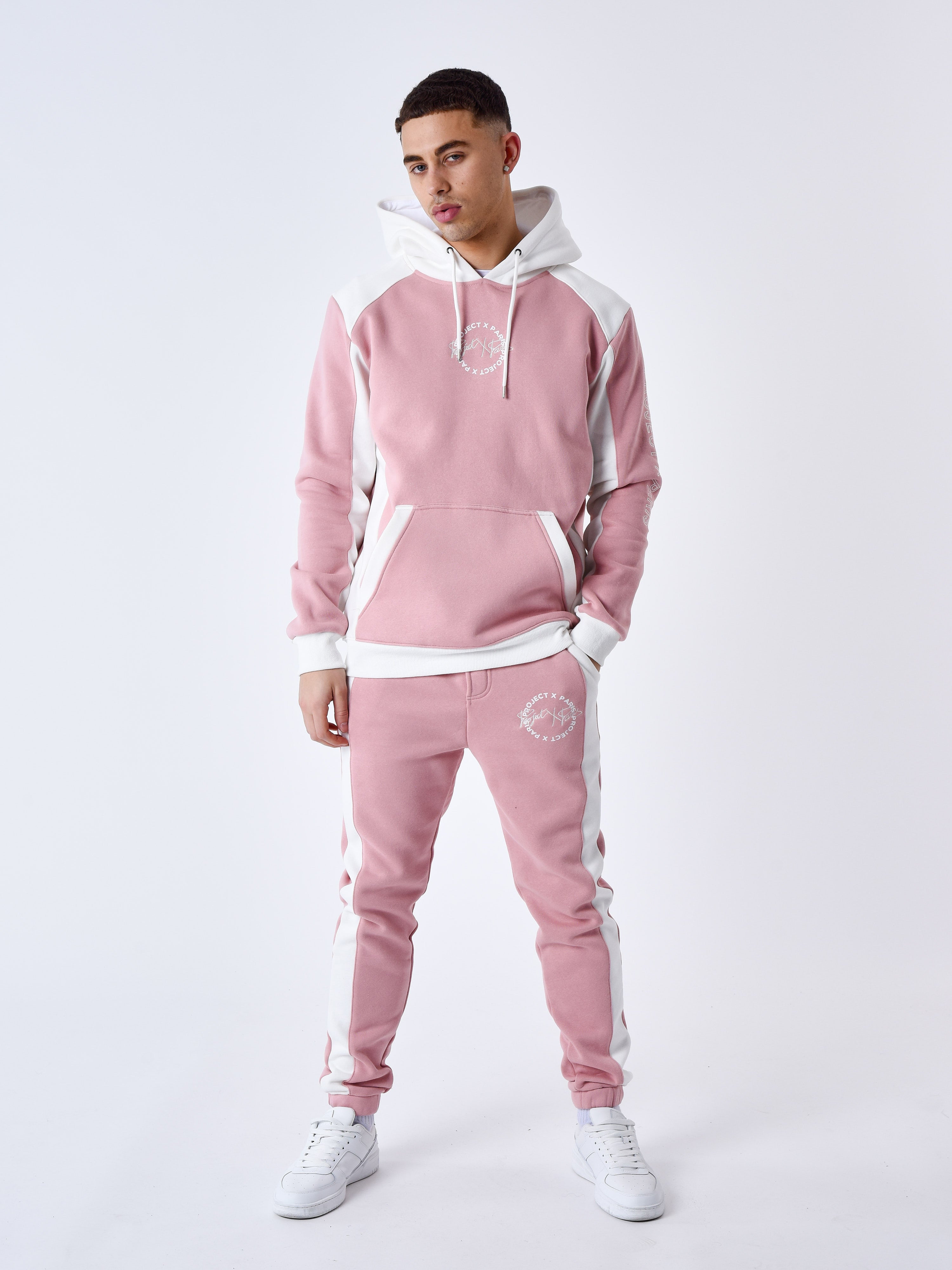 Two-tone jogger bottoms-3