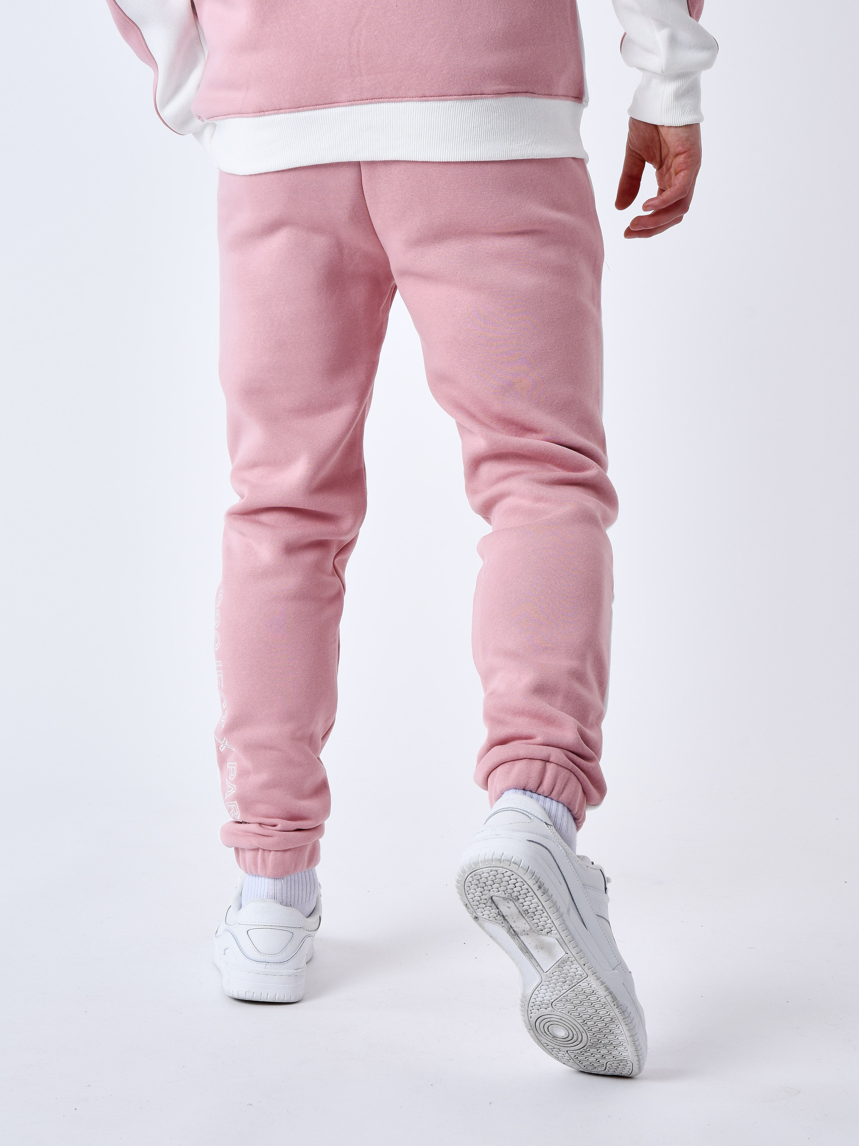 Two-tone jogger bottoms-5