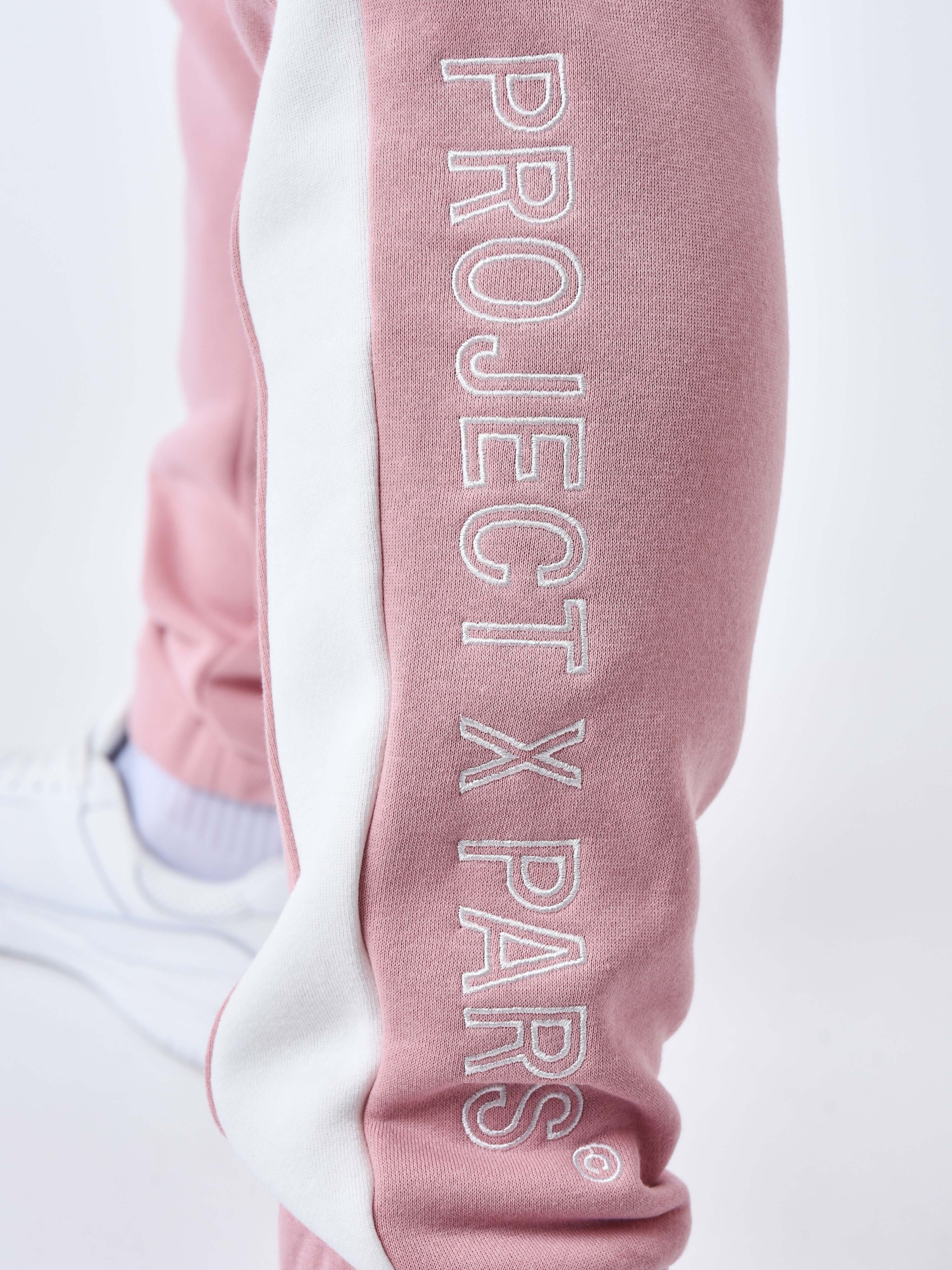 Two-tone jogger bottoms-7