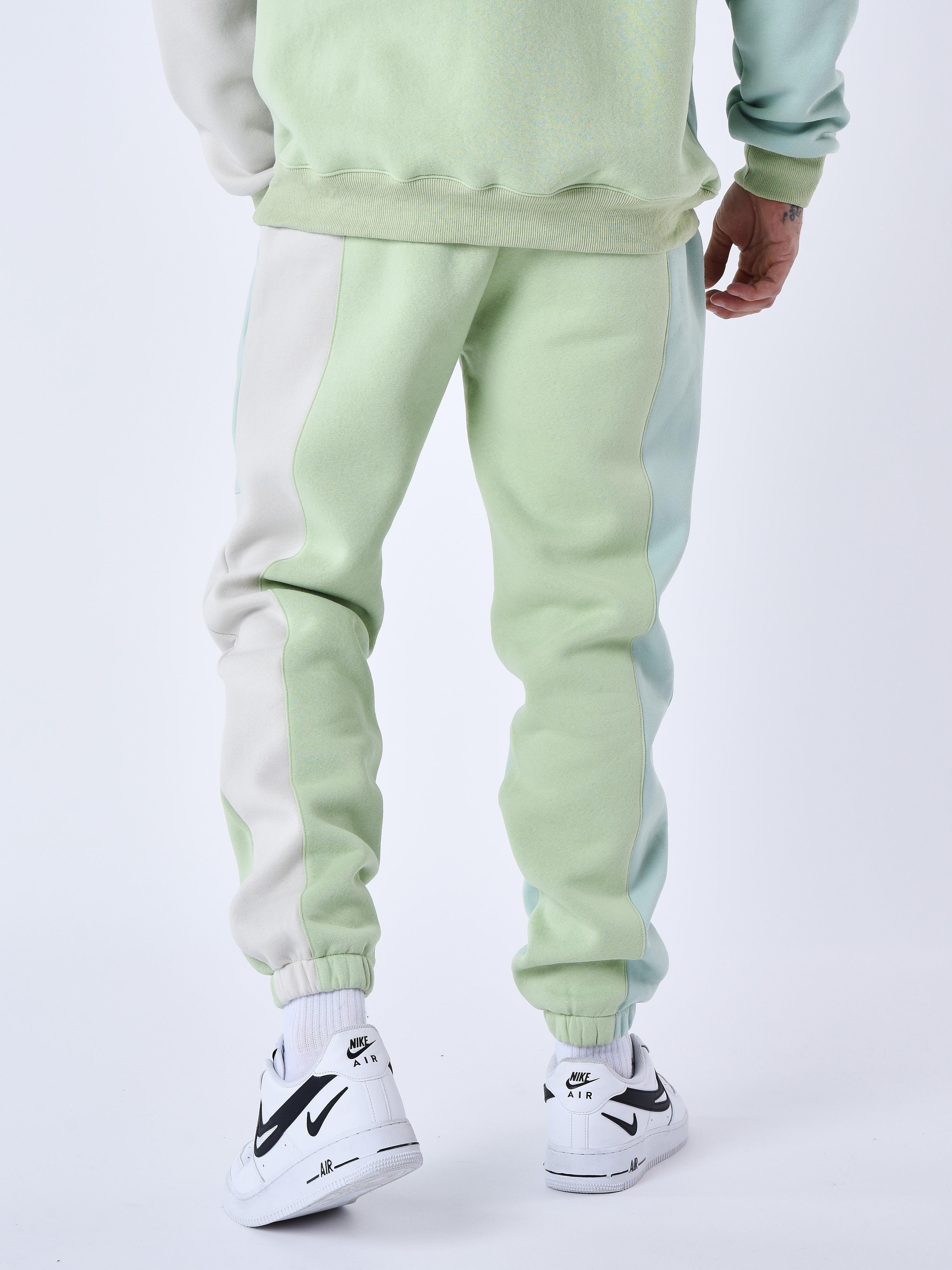 Tricolor jogging bottoms-5