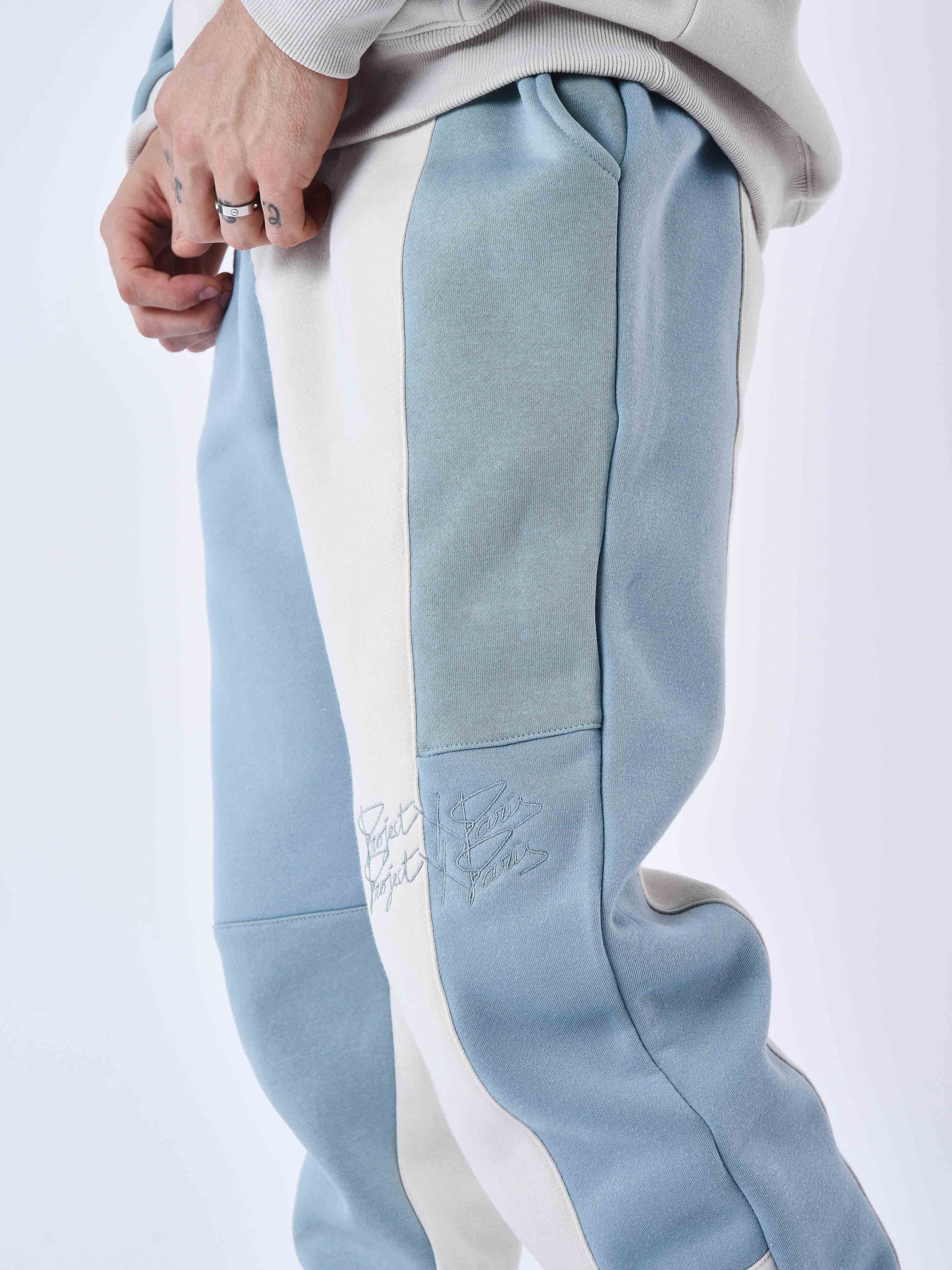 Tricolor jogging bottoms-6