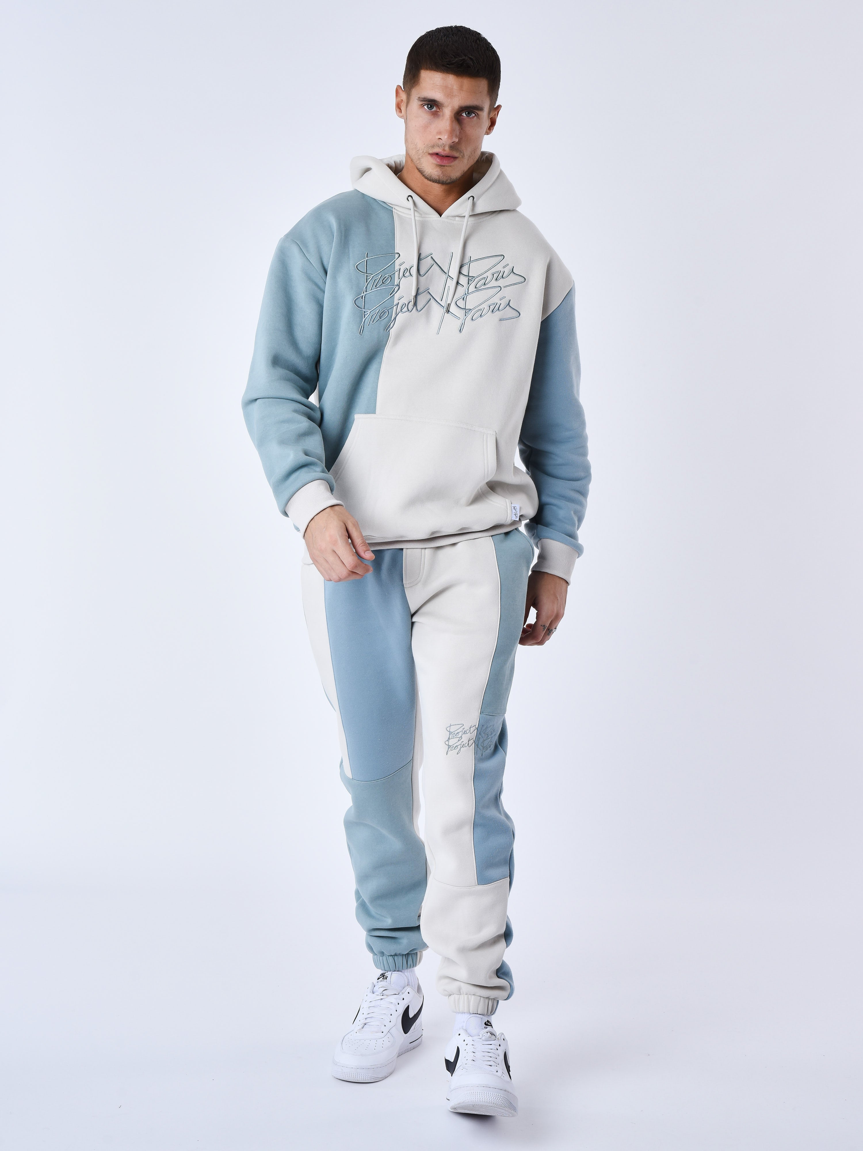 Tricolor jogging bottoms-3