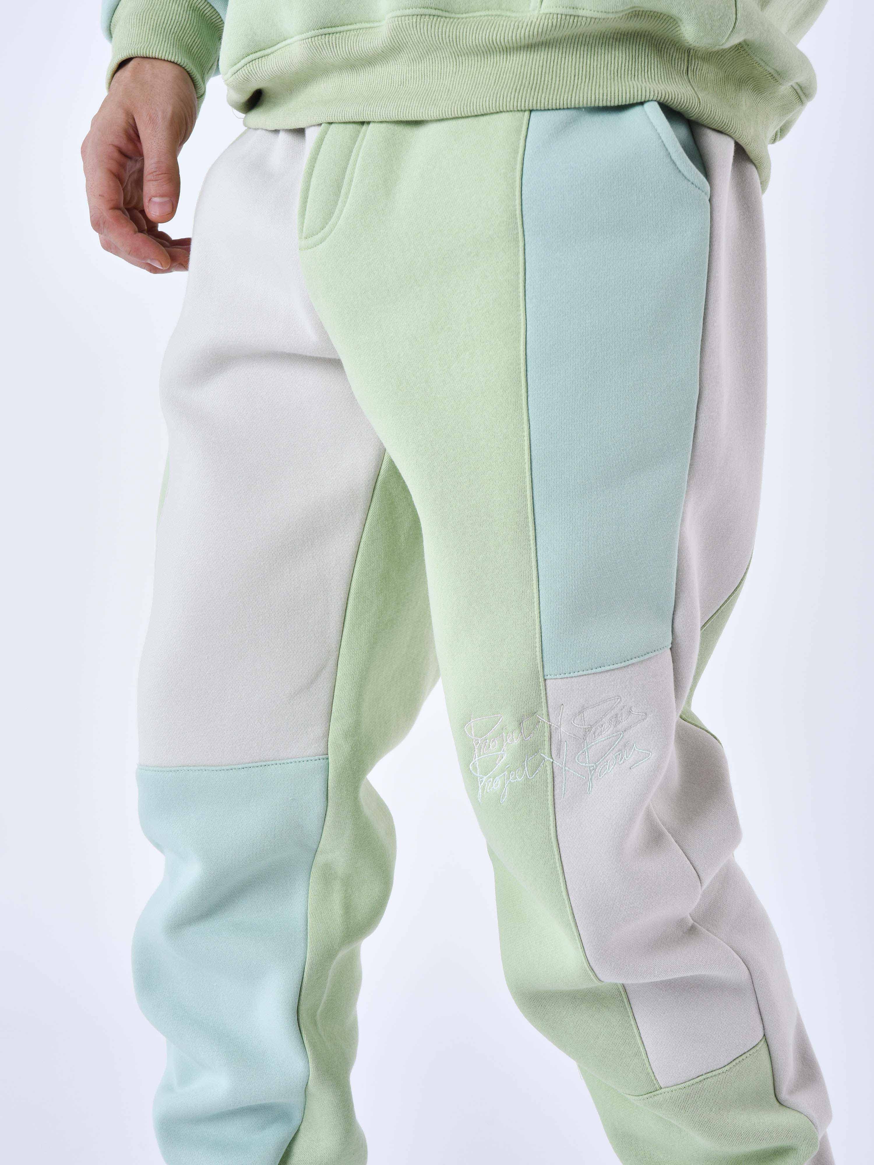 Tricolor jogging bottoms-6