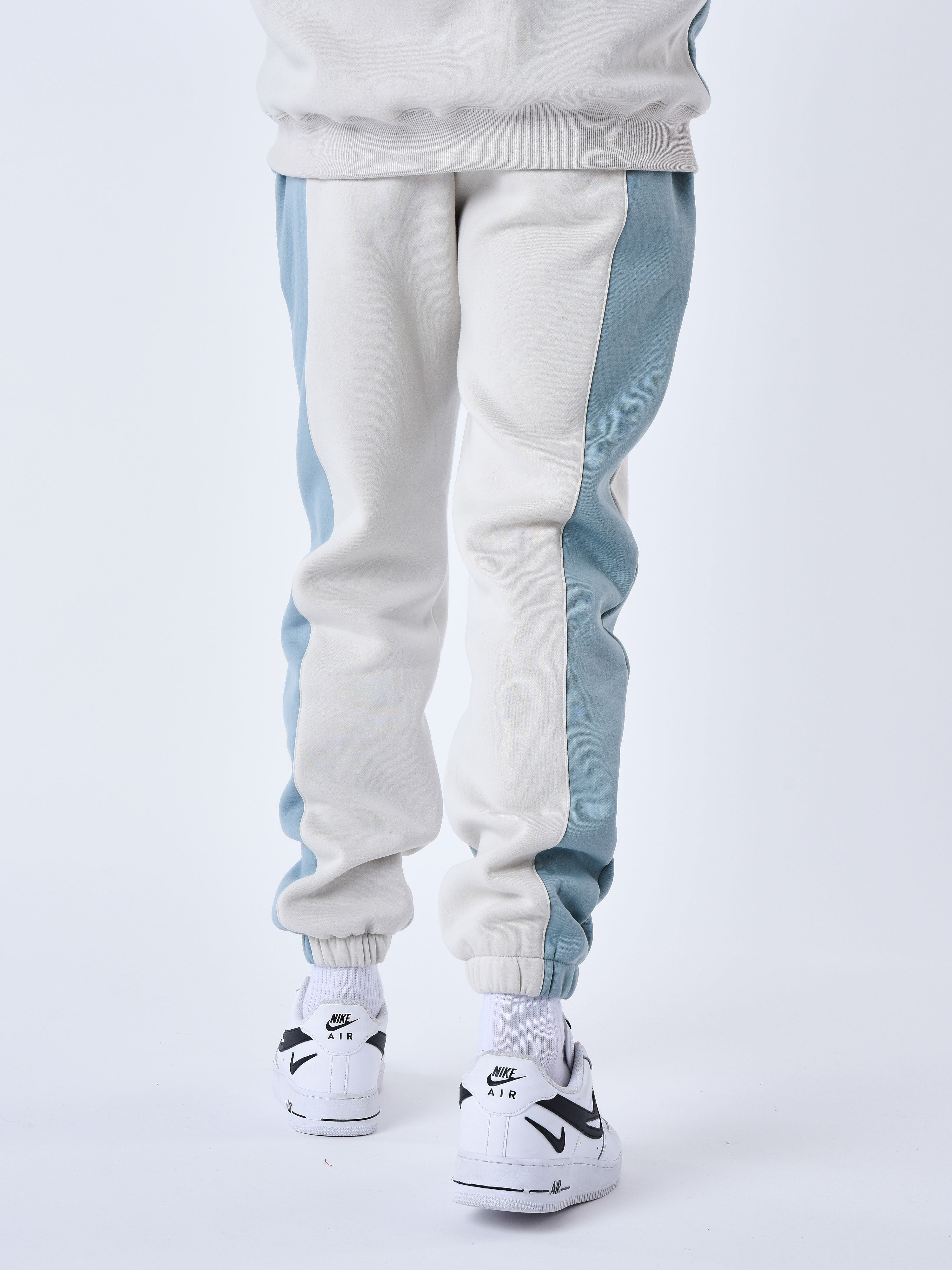 Tricolor jogging bottoms-5