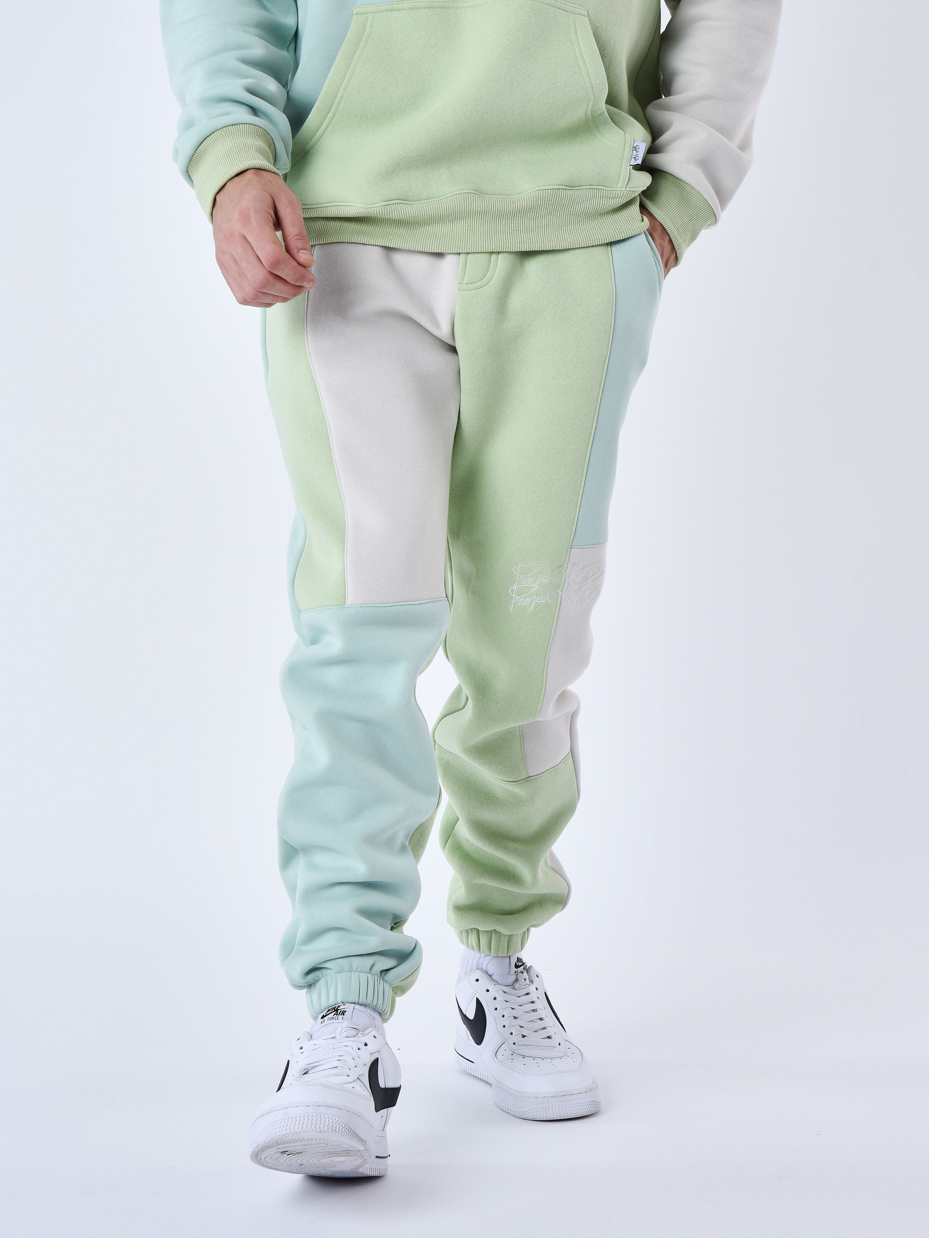 Tricolor jogging bottoms-2