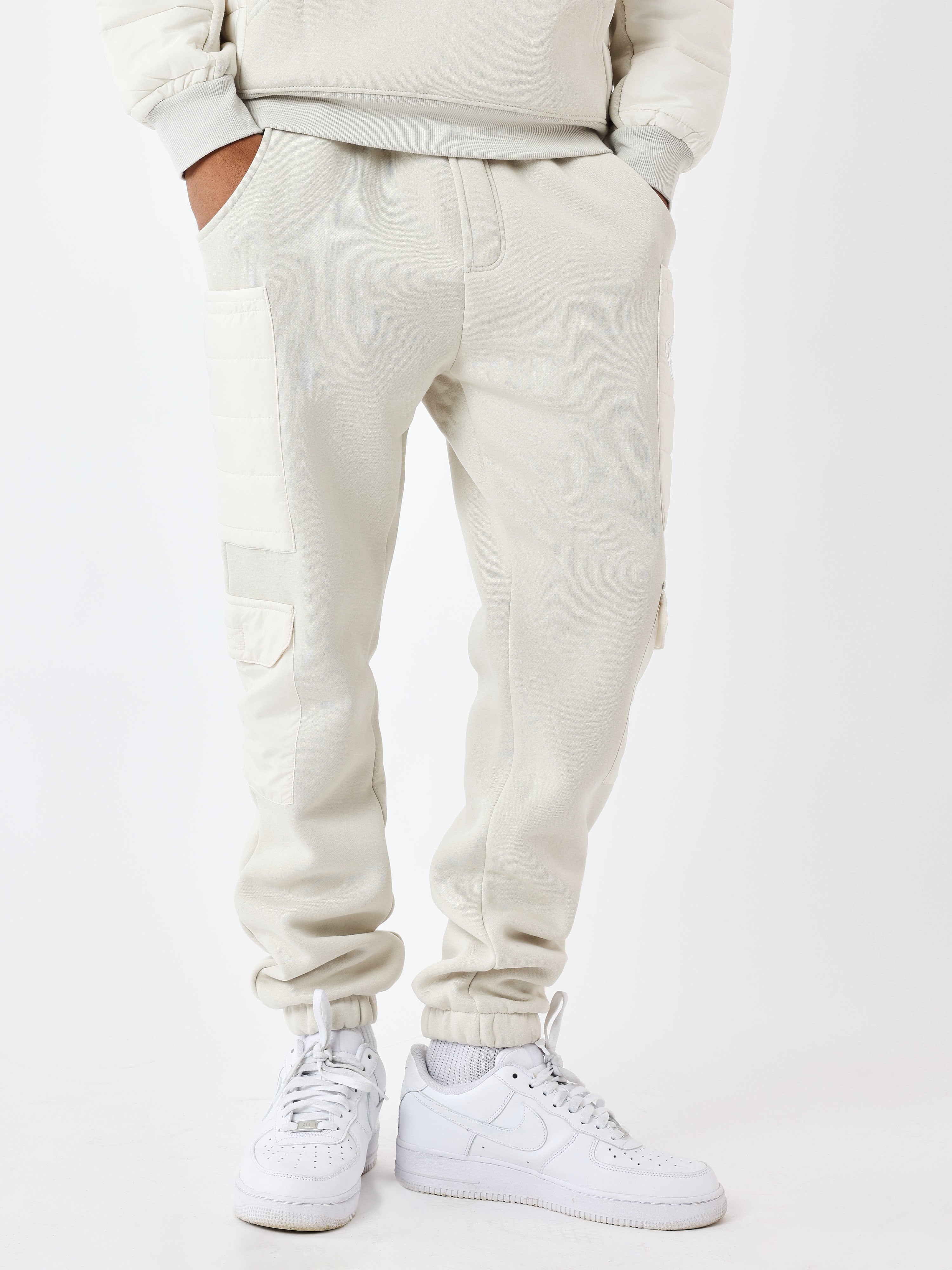 Joggingbroek met bimateriaal inzetstuk-2