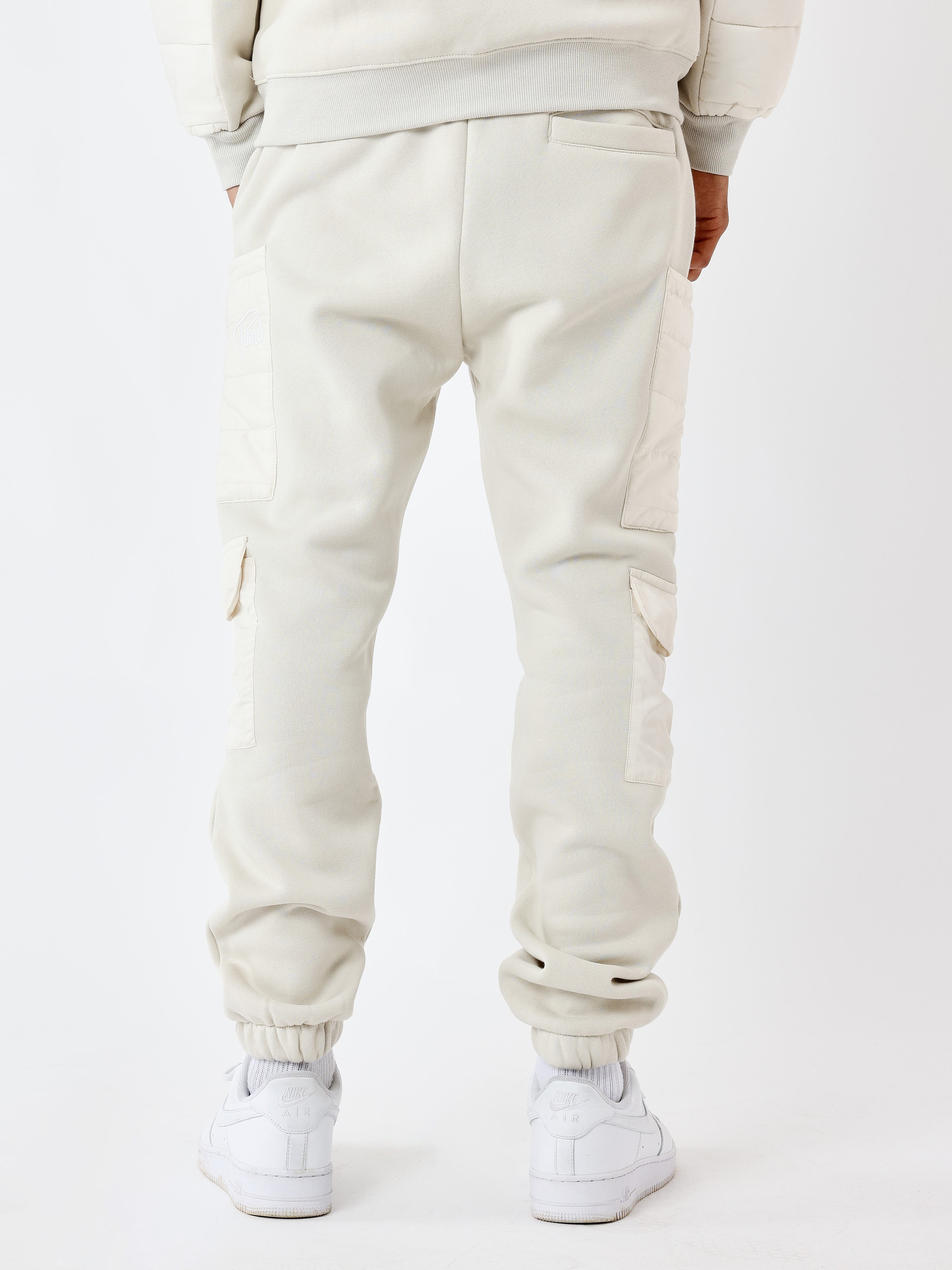 Joggingbroek met bimateriaal inzetstuk-3