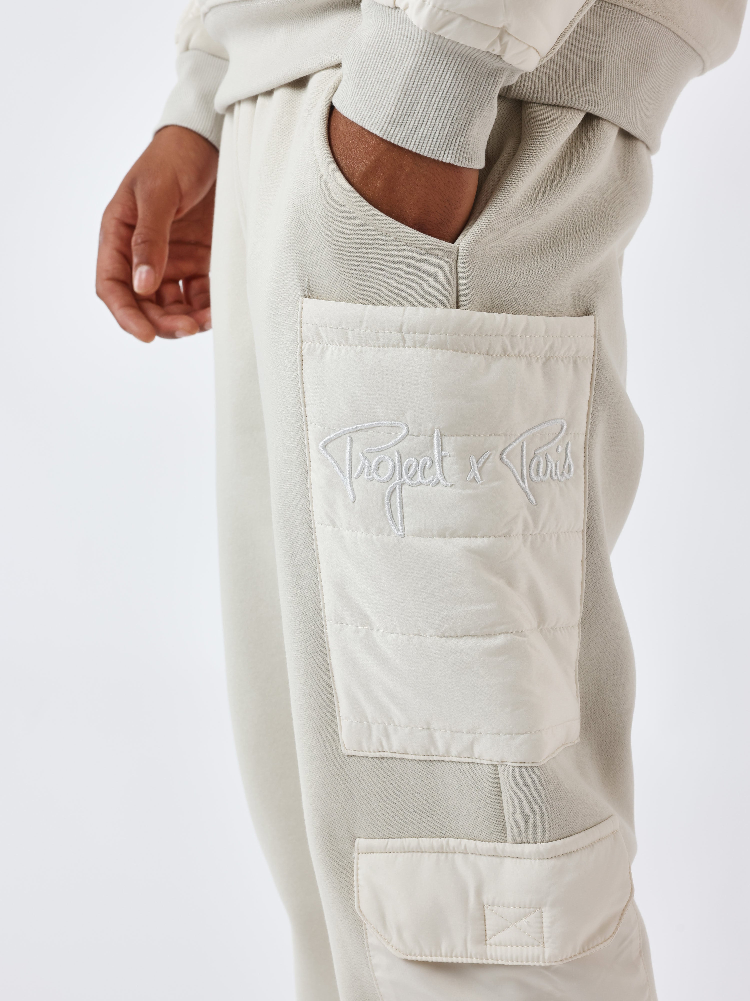 Joggingbroek met bimateriaal inzetstuk-5