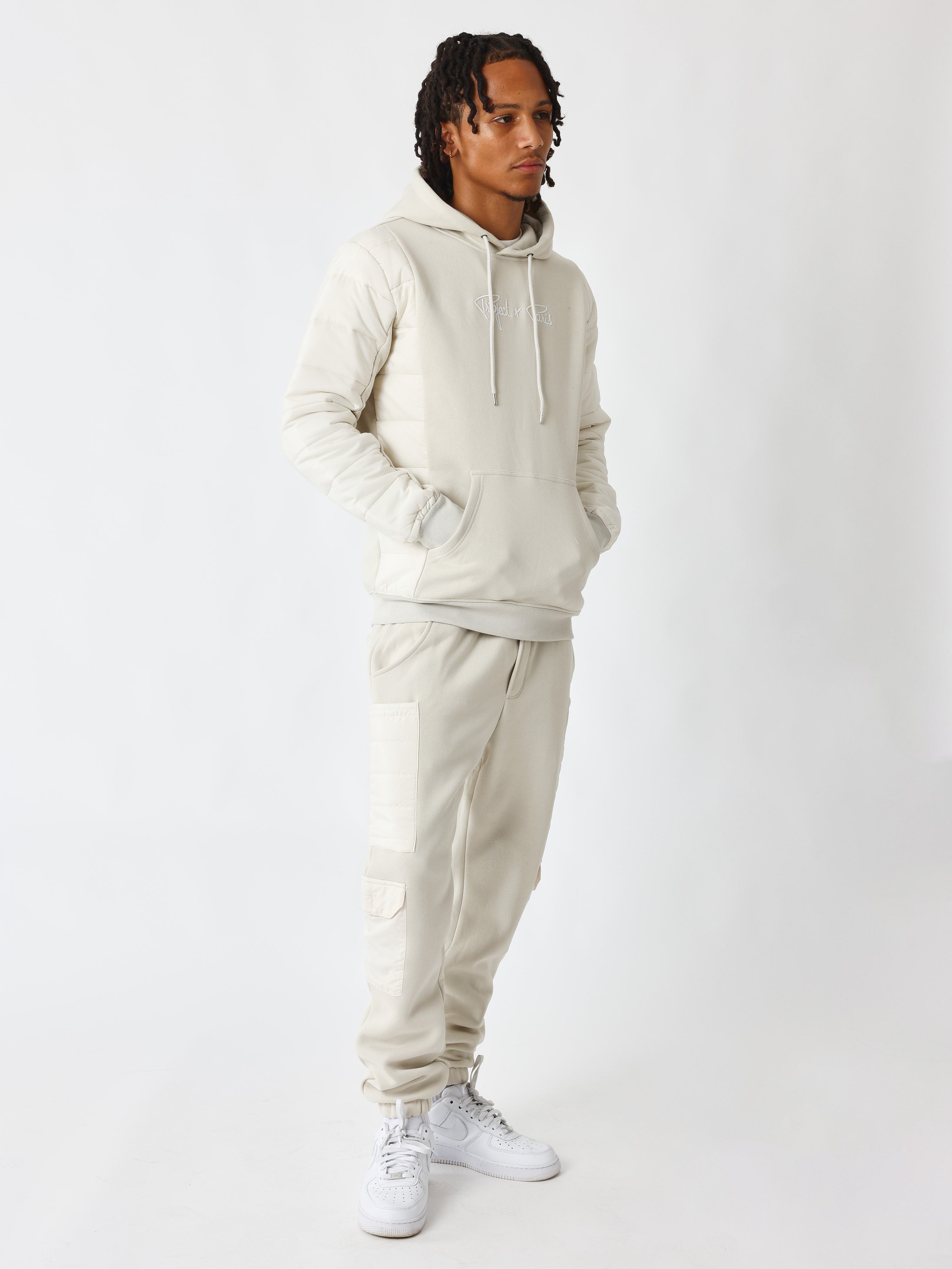 Joggingbroek met bimateriaal inzetstuk-4