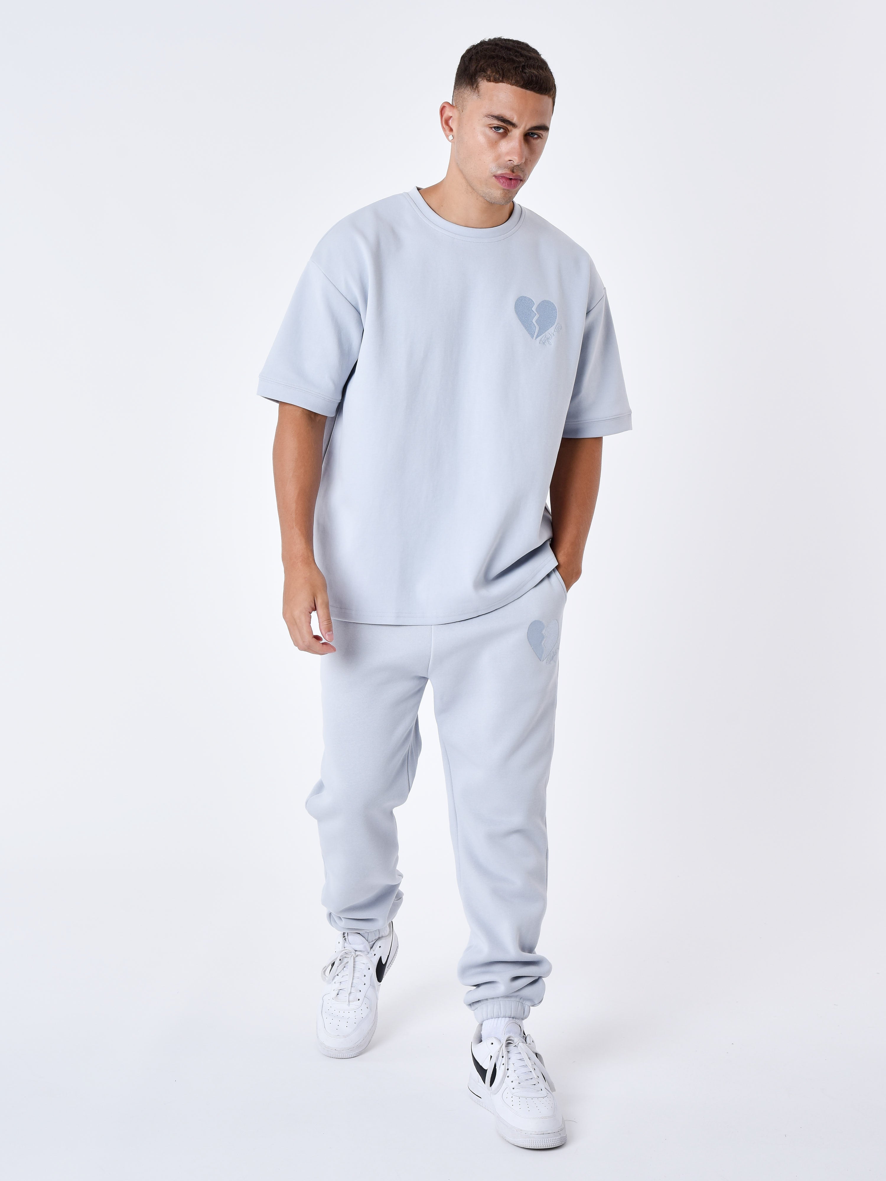 Broken heart jogger bottoms-4