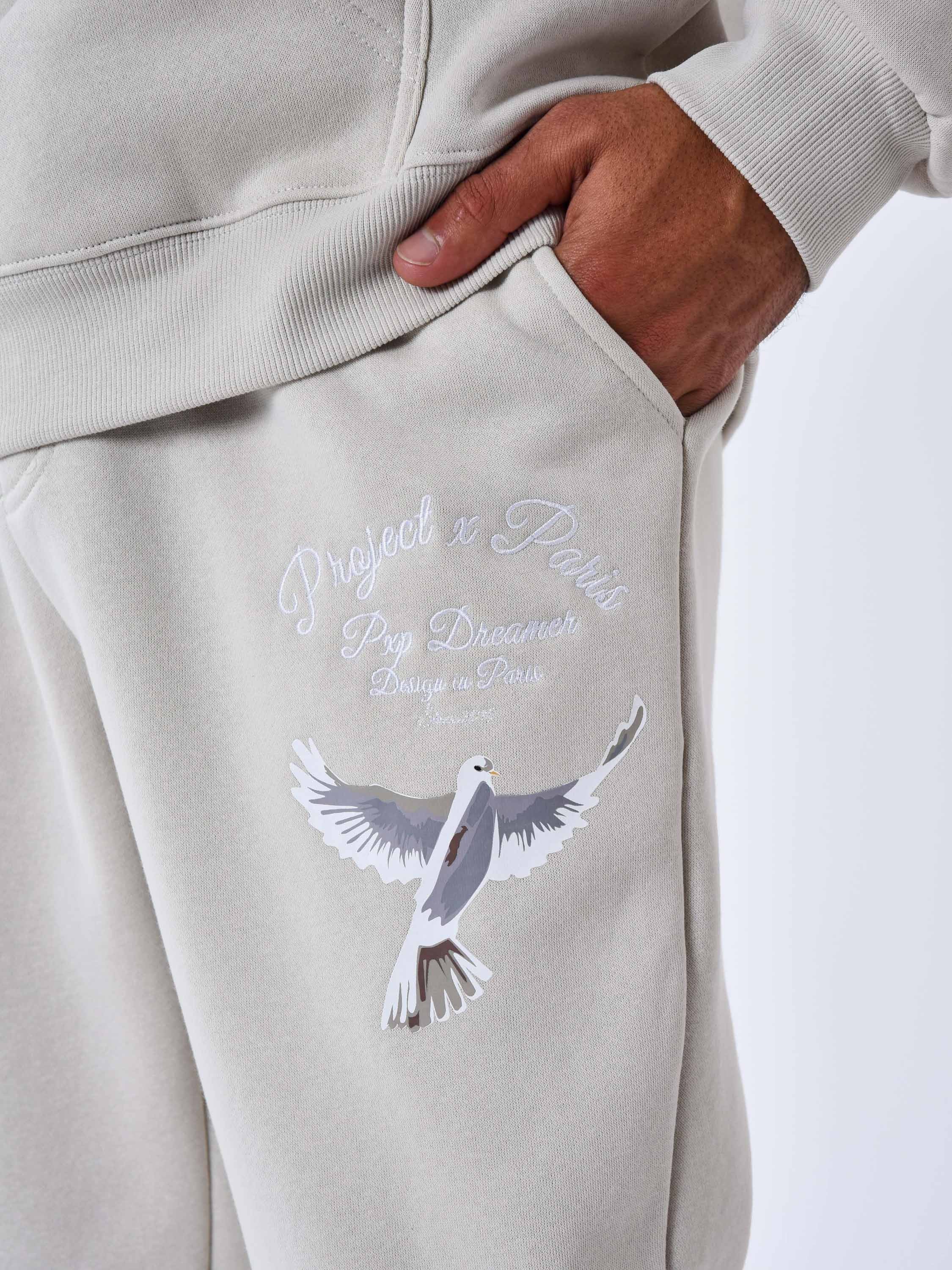 Dove print jogging bottoms-6
