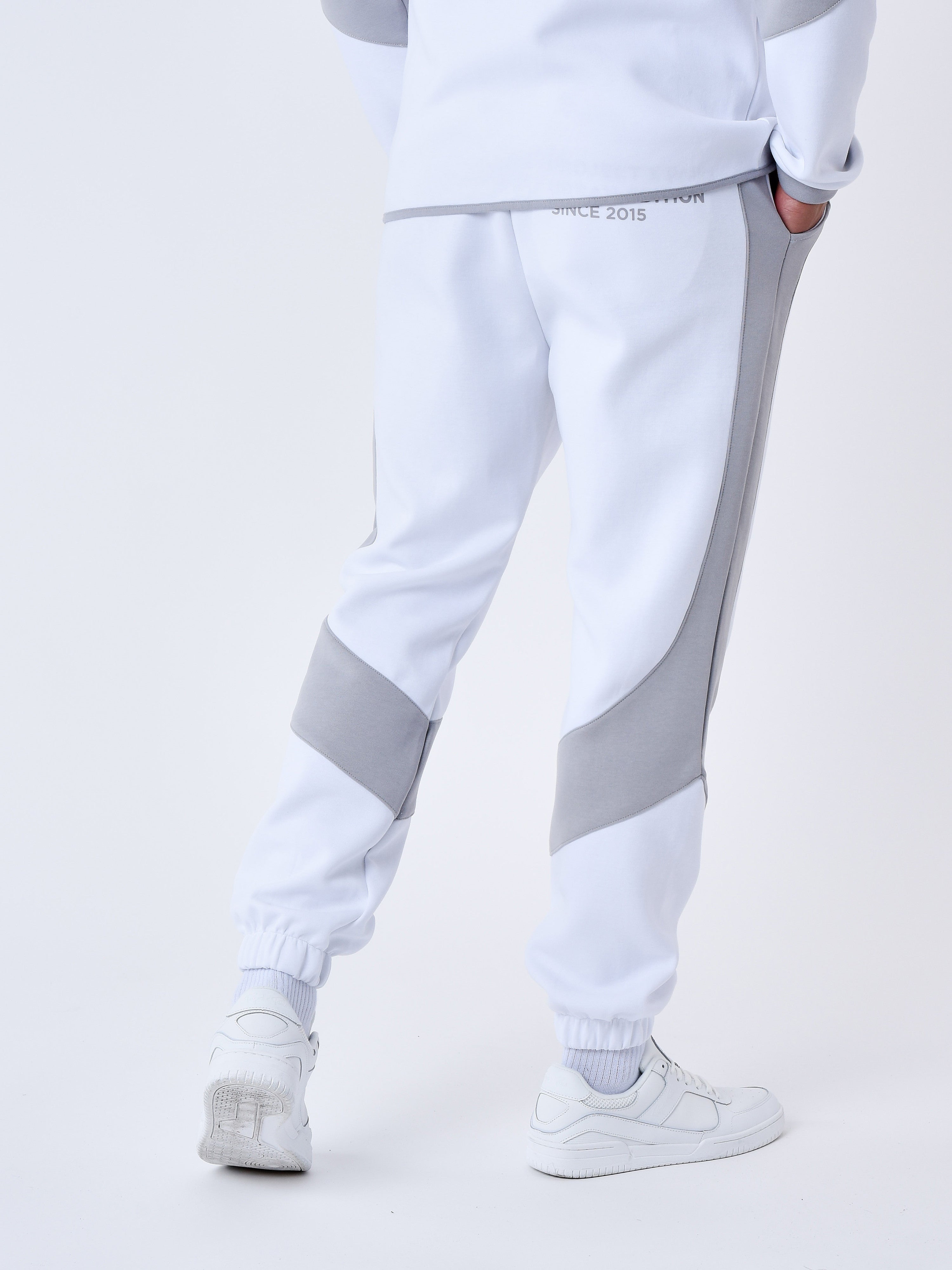 Two tone jogger bottoms-5