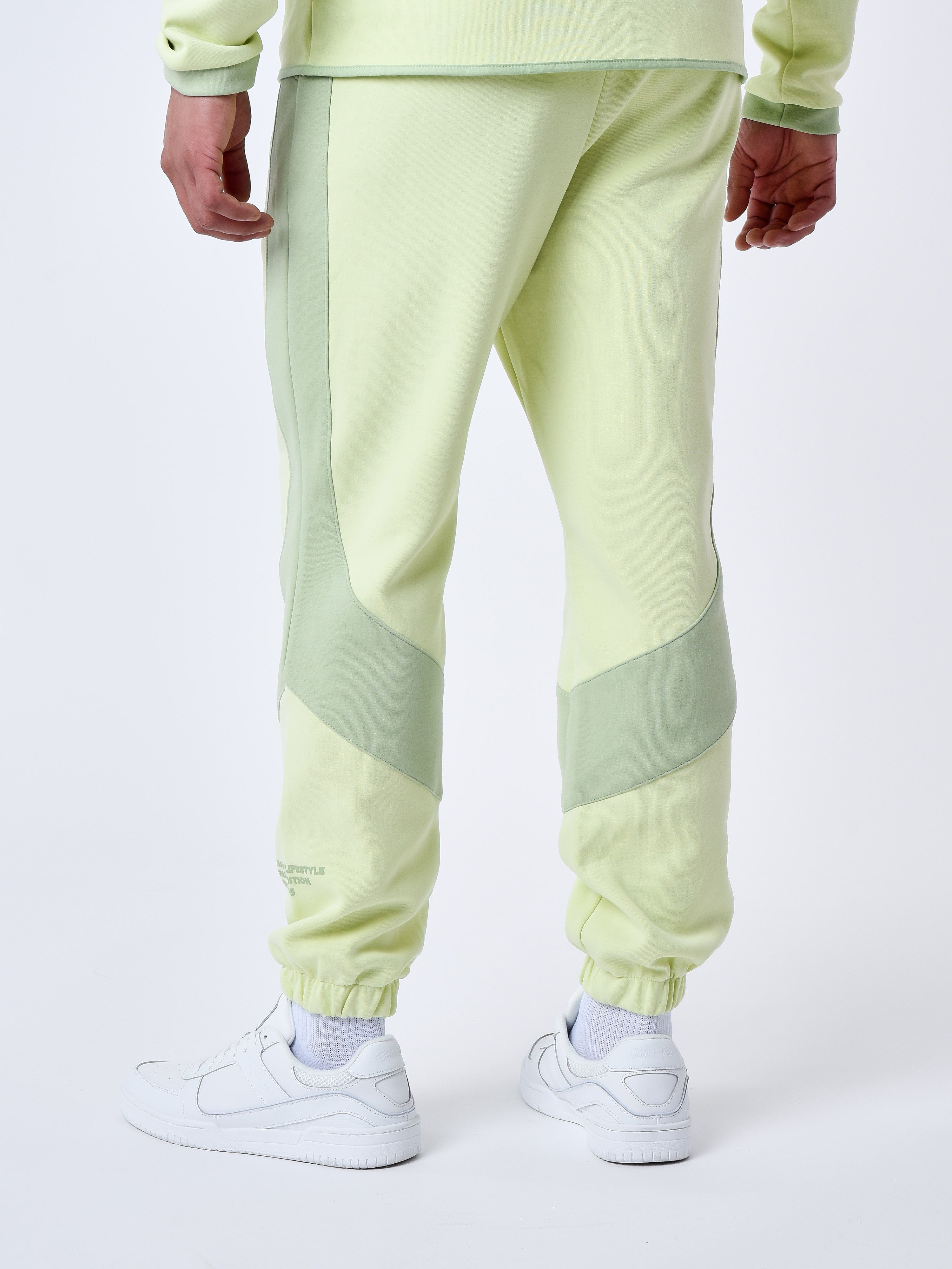 Two tone jogger bottoms-5